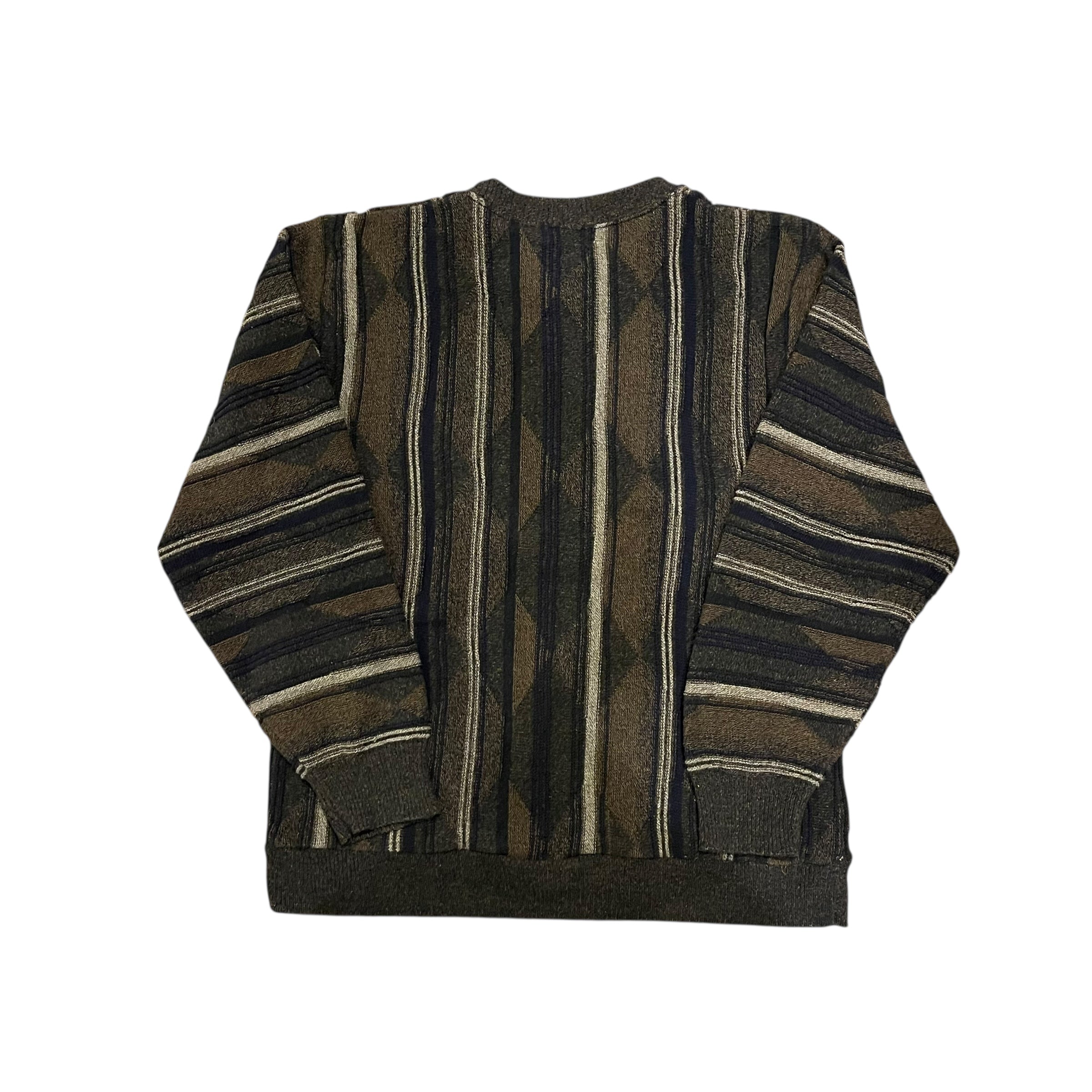 Vintage Haggar Striped Knit Sweater