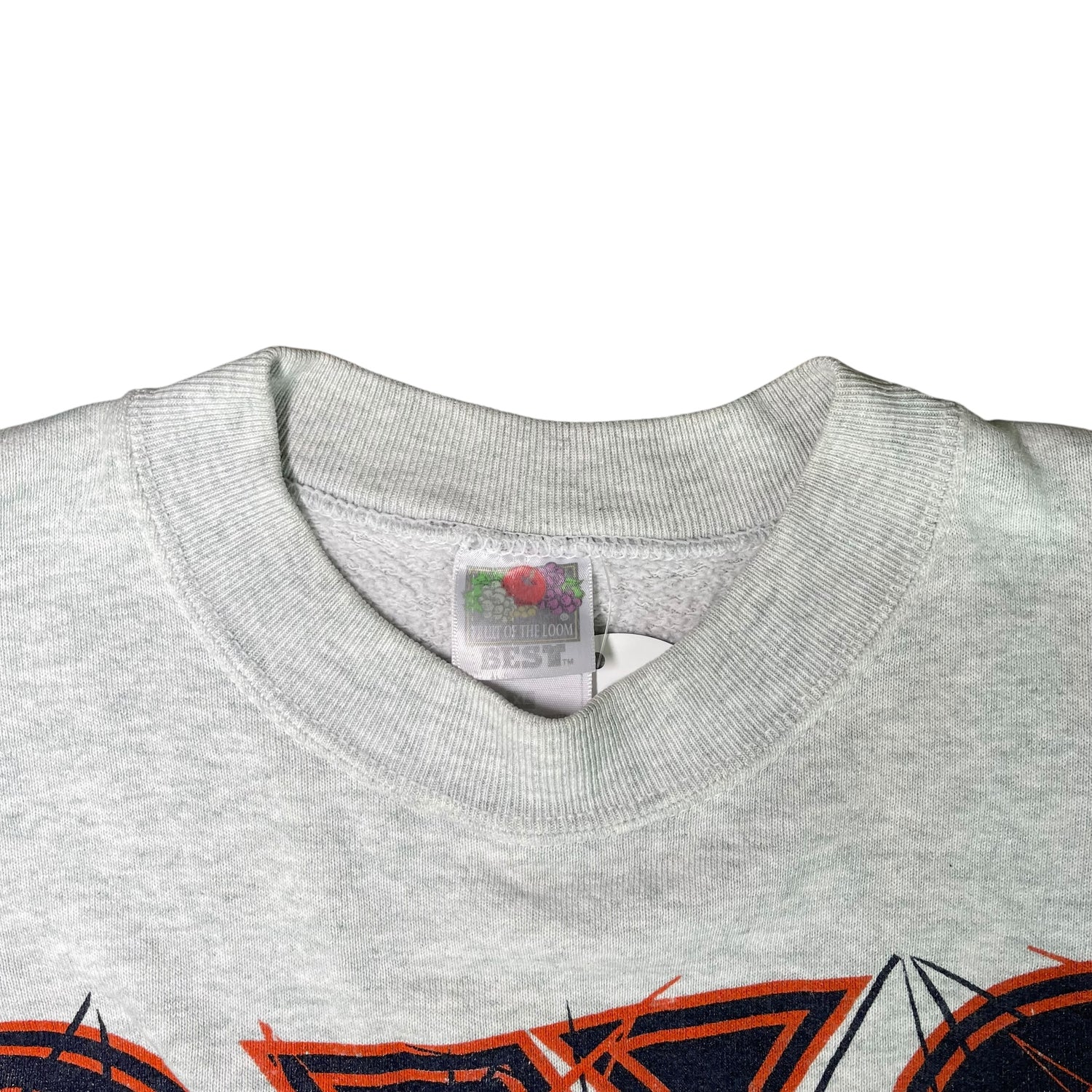 Vintage Denver Broncos Gray Spell-Out Crewneck