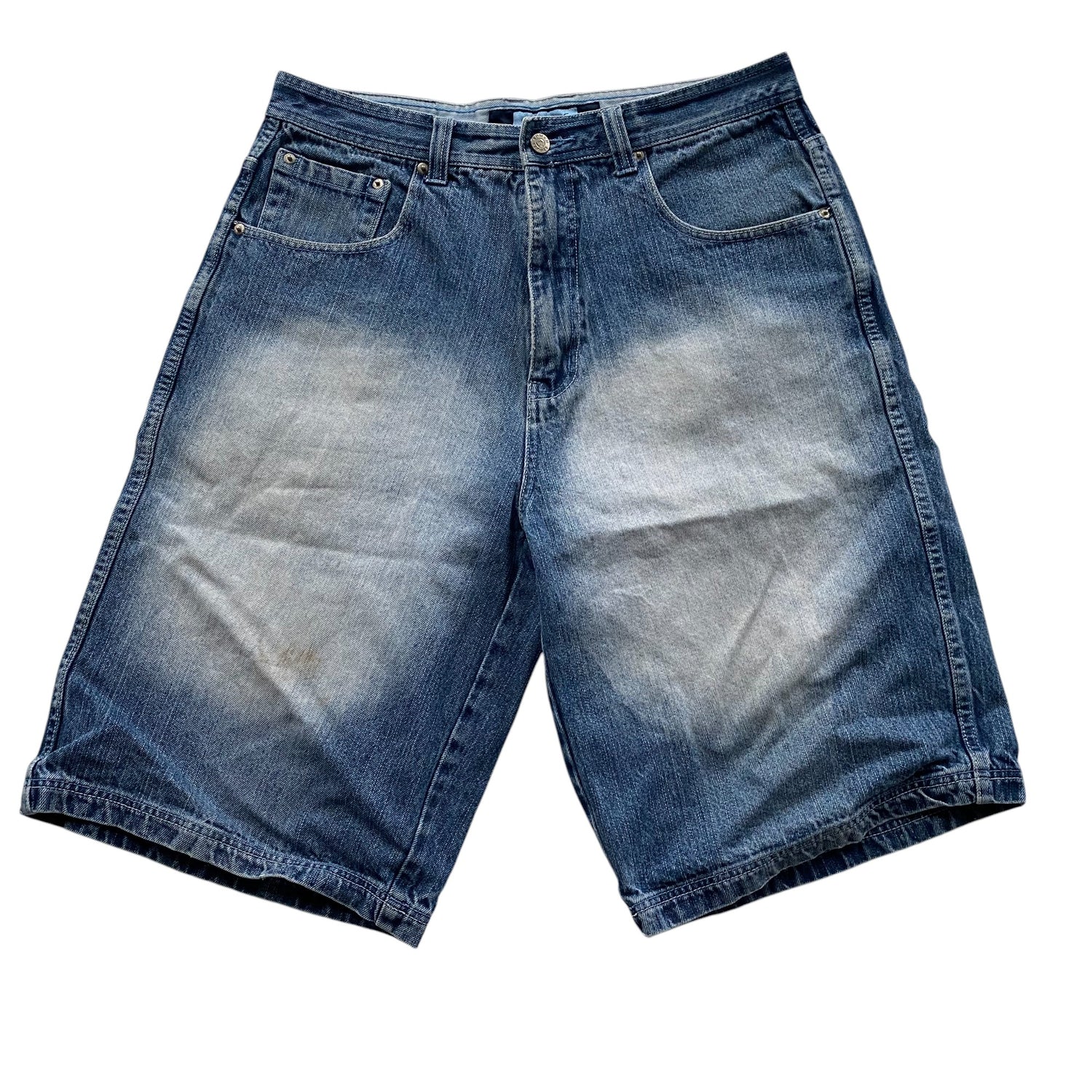 Y2k Koman Light Washed Out Jorts