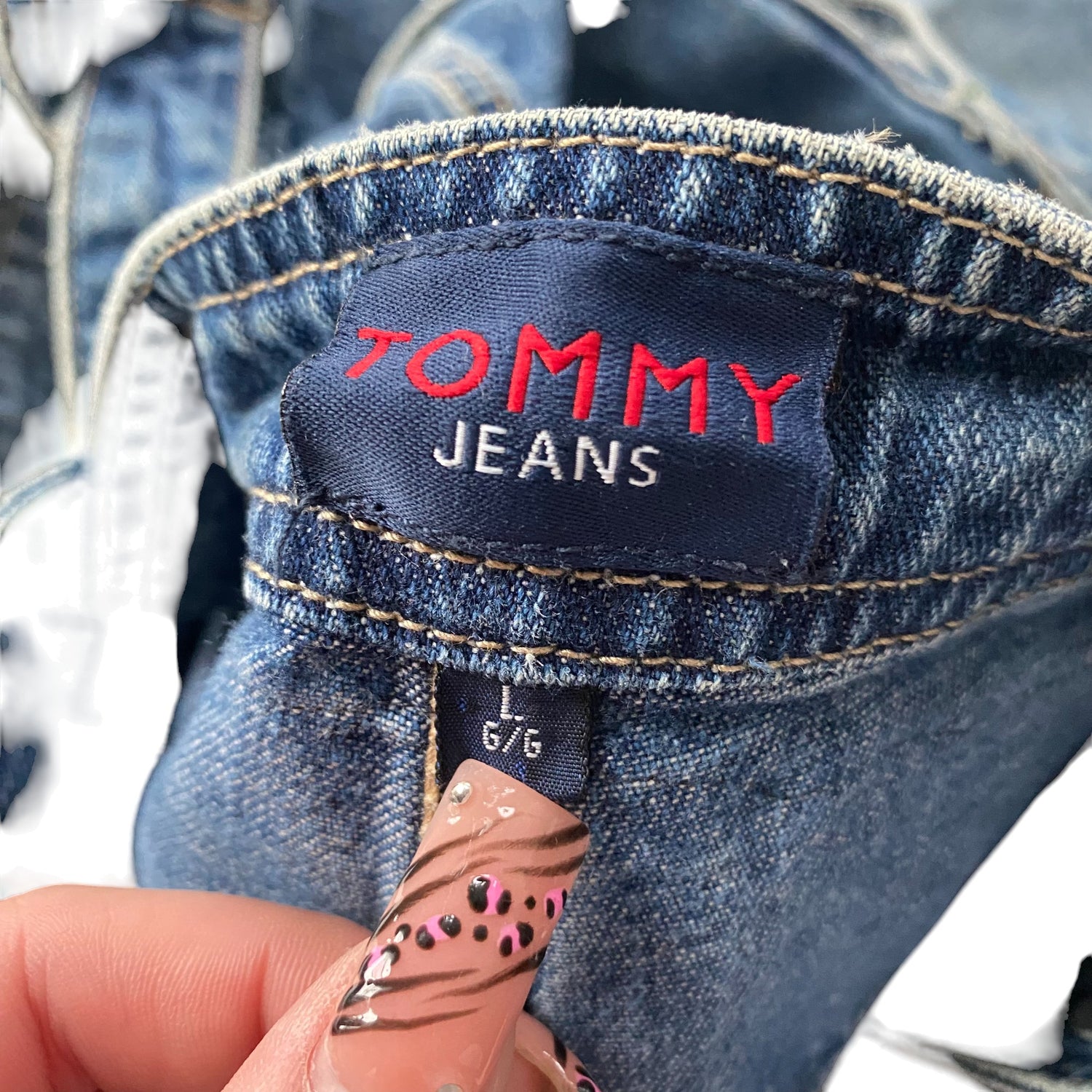 Vintage Tommy Hilfiger Guns & Roses Patch Overalls