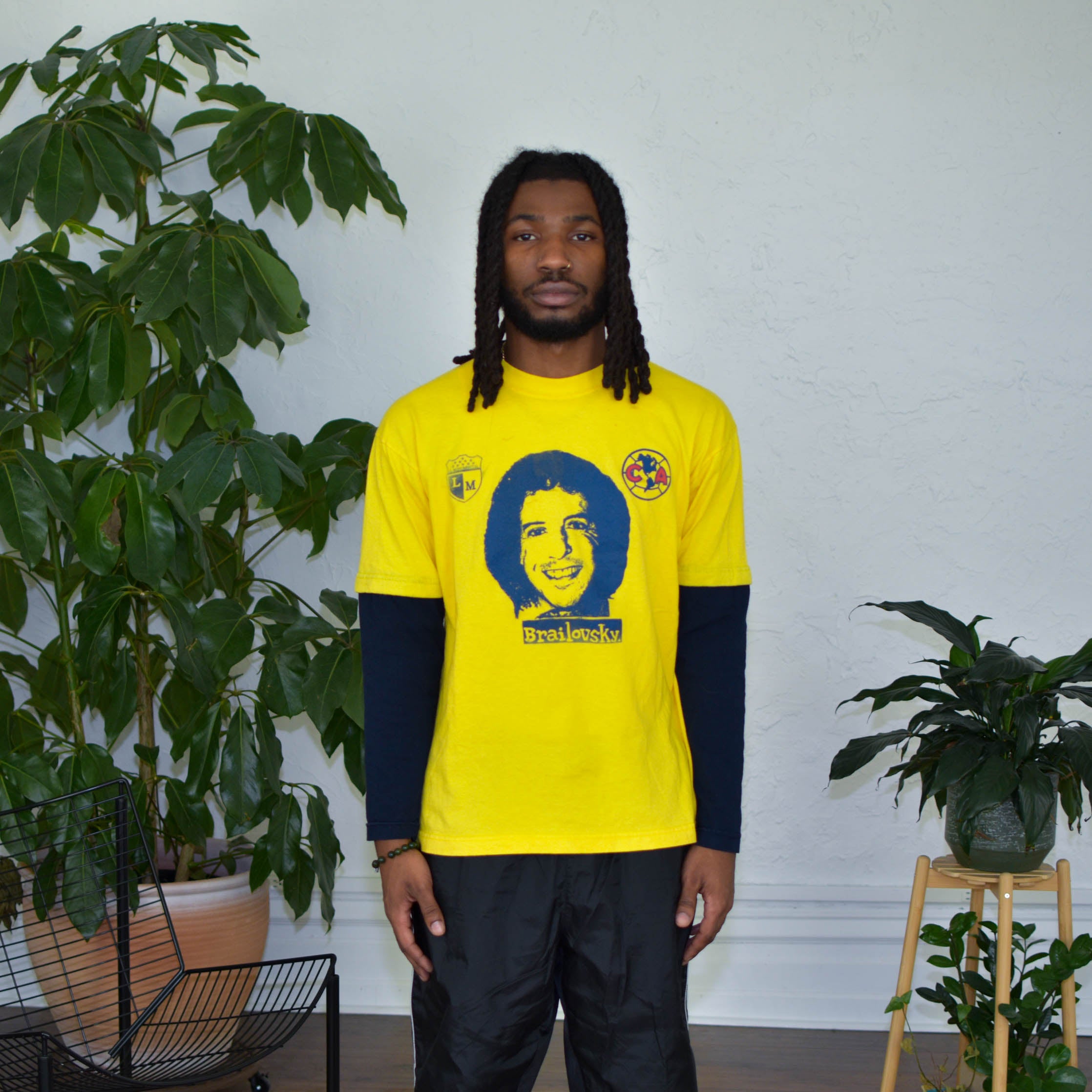 Vintage Y2k Brailovsky Club America Long-Sleeve T-Shirt
