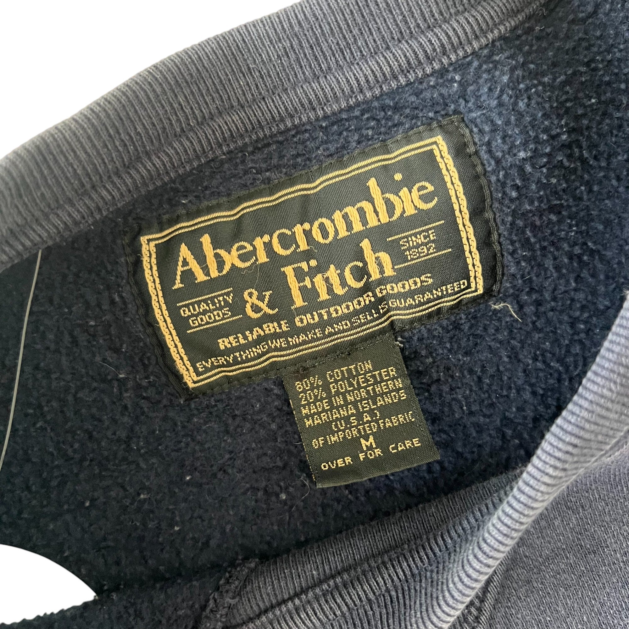 Vintage Abercrombie & Fitch Embroidered Logo Crewneck