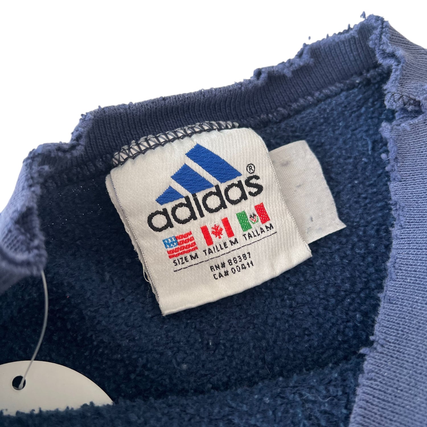 Vintage Adidas Embroidered Logo Crewneck