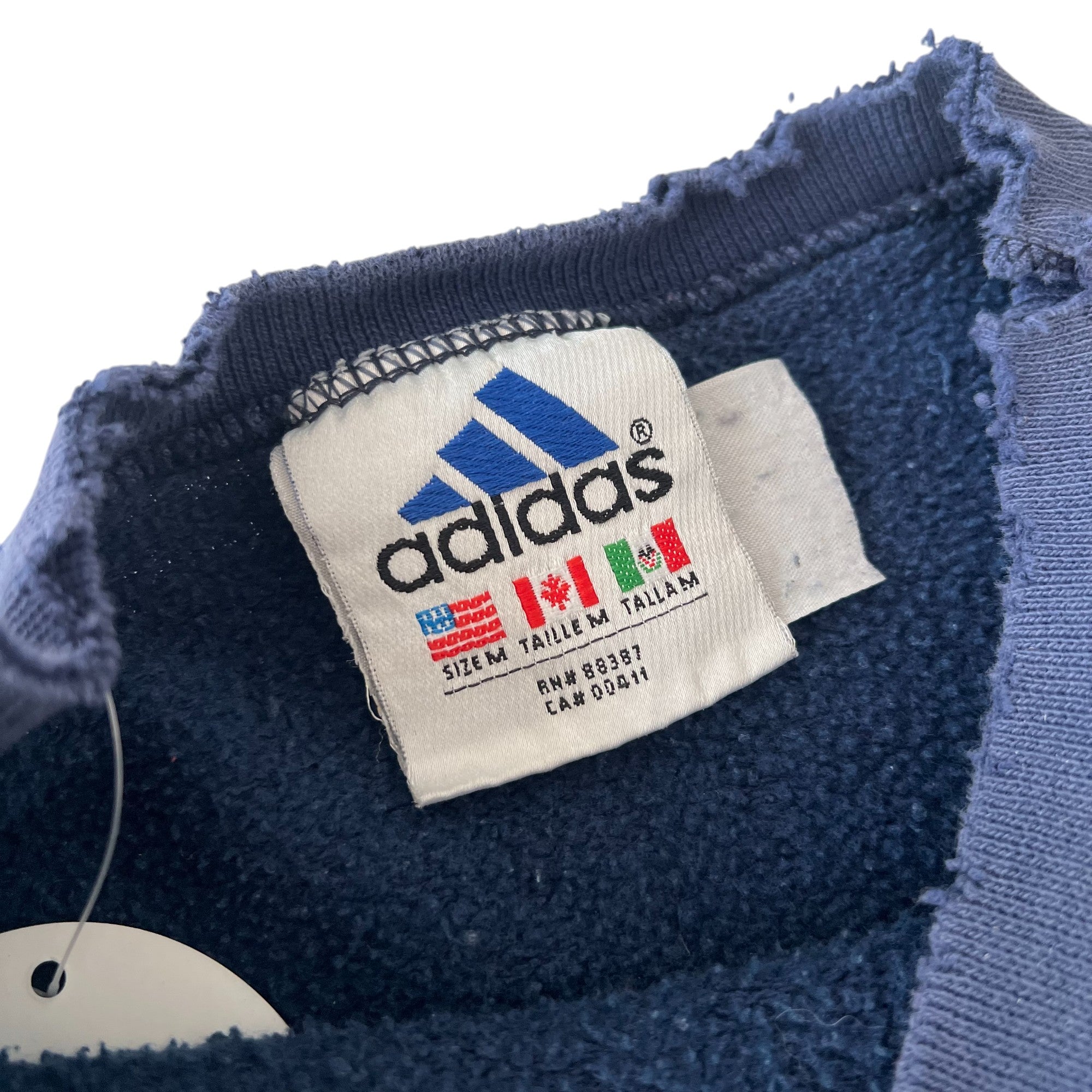 Vintage Adidas Embroidered Logo Crewneck