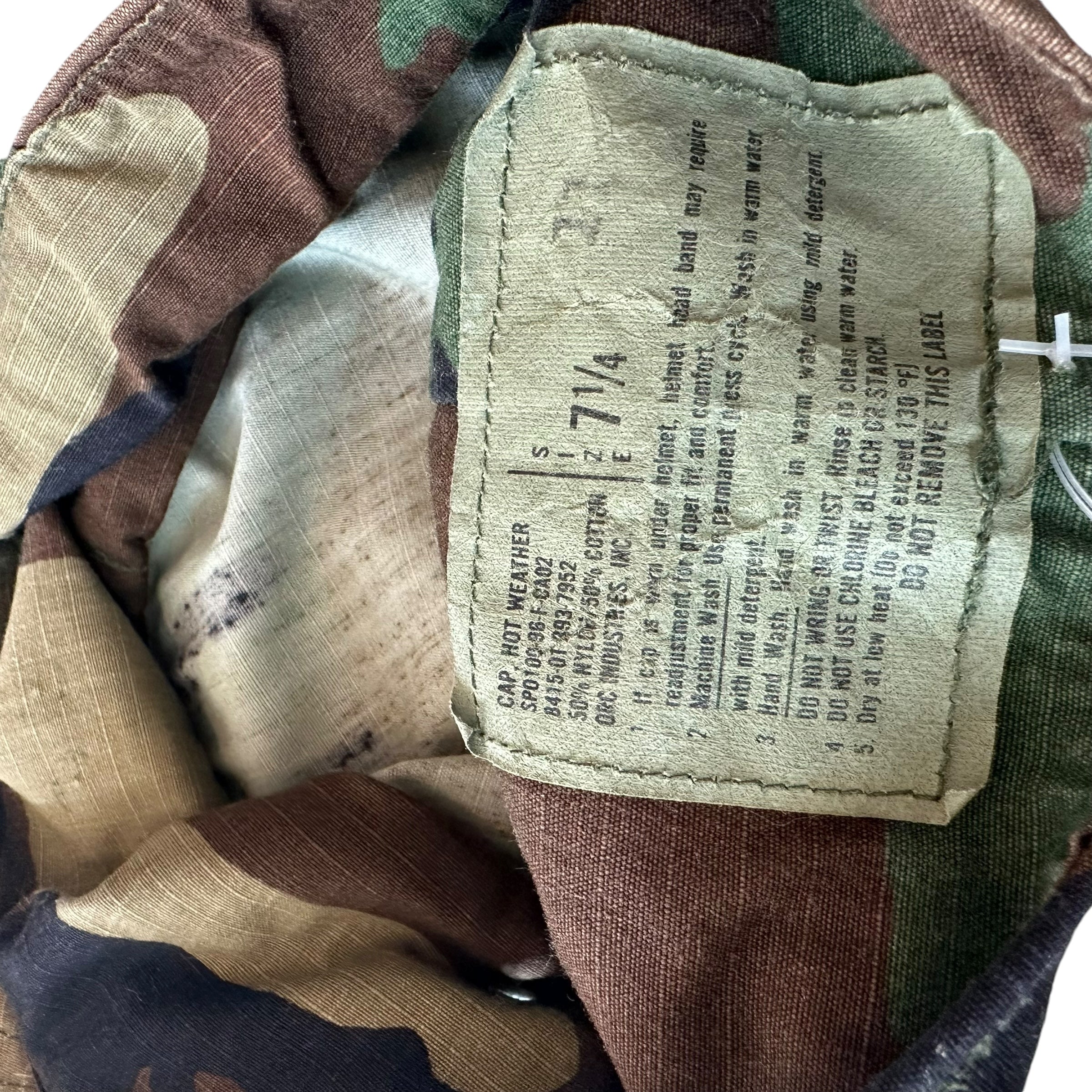 Vintage Camo Military Style Hat