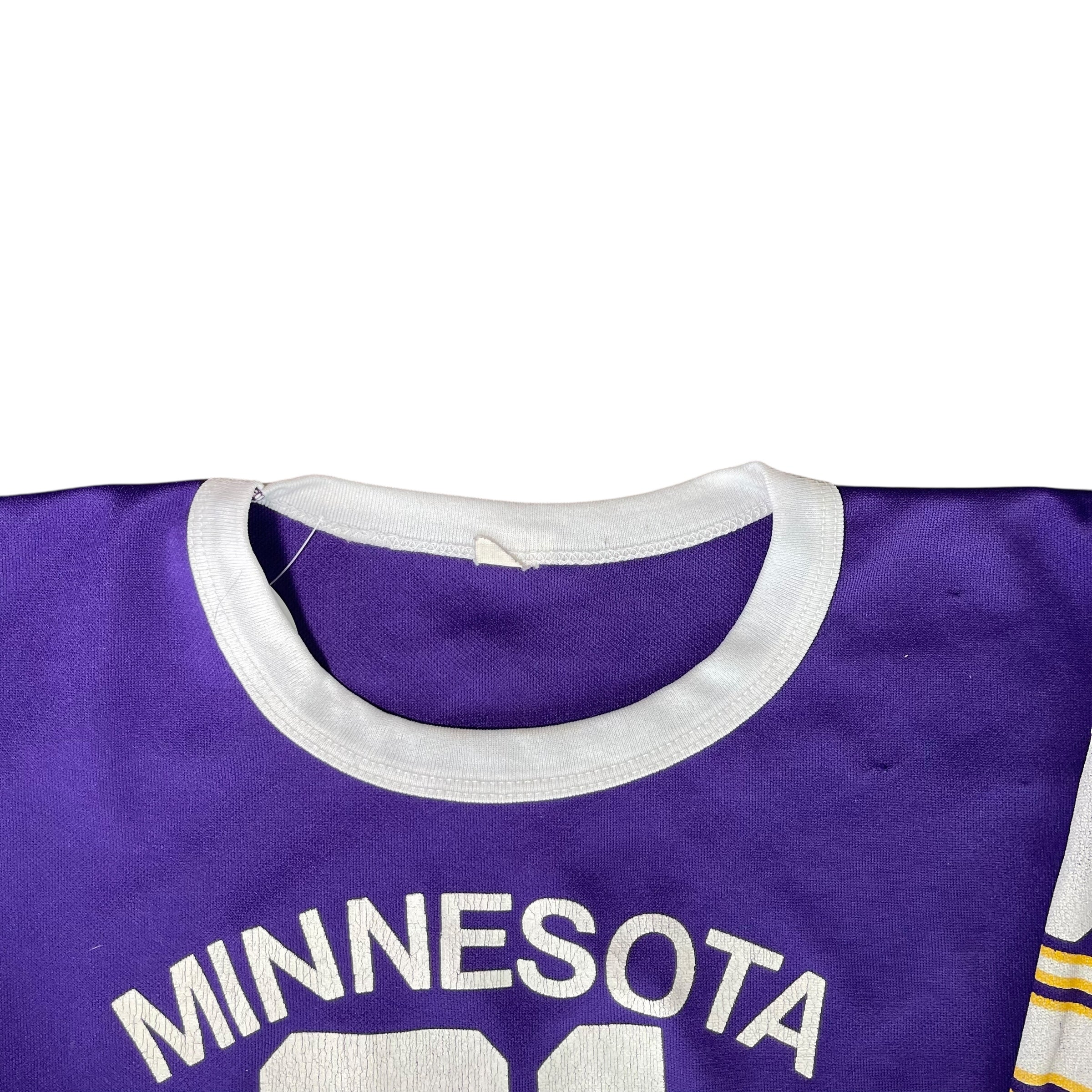 Vintage 90s Femme Cris Carter Minnesota Vikings Quarter Sleeve Jersey