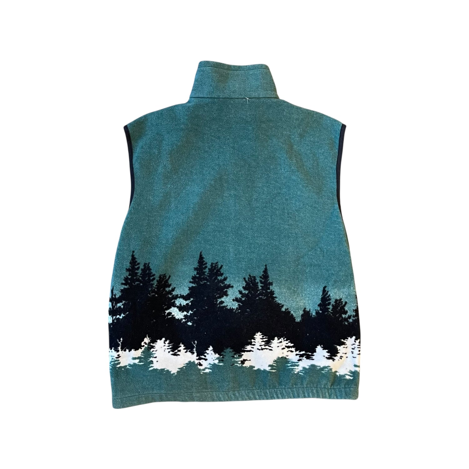 Vintage Eagle Forest Fleece Vest