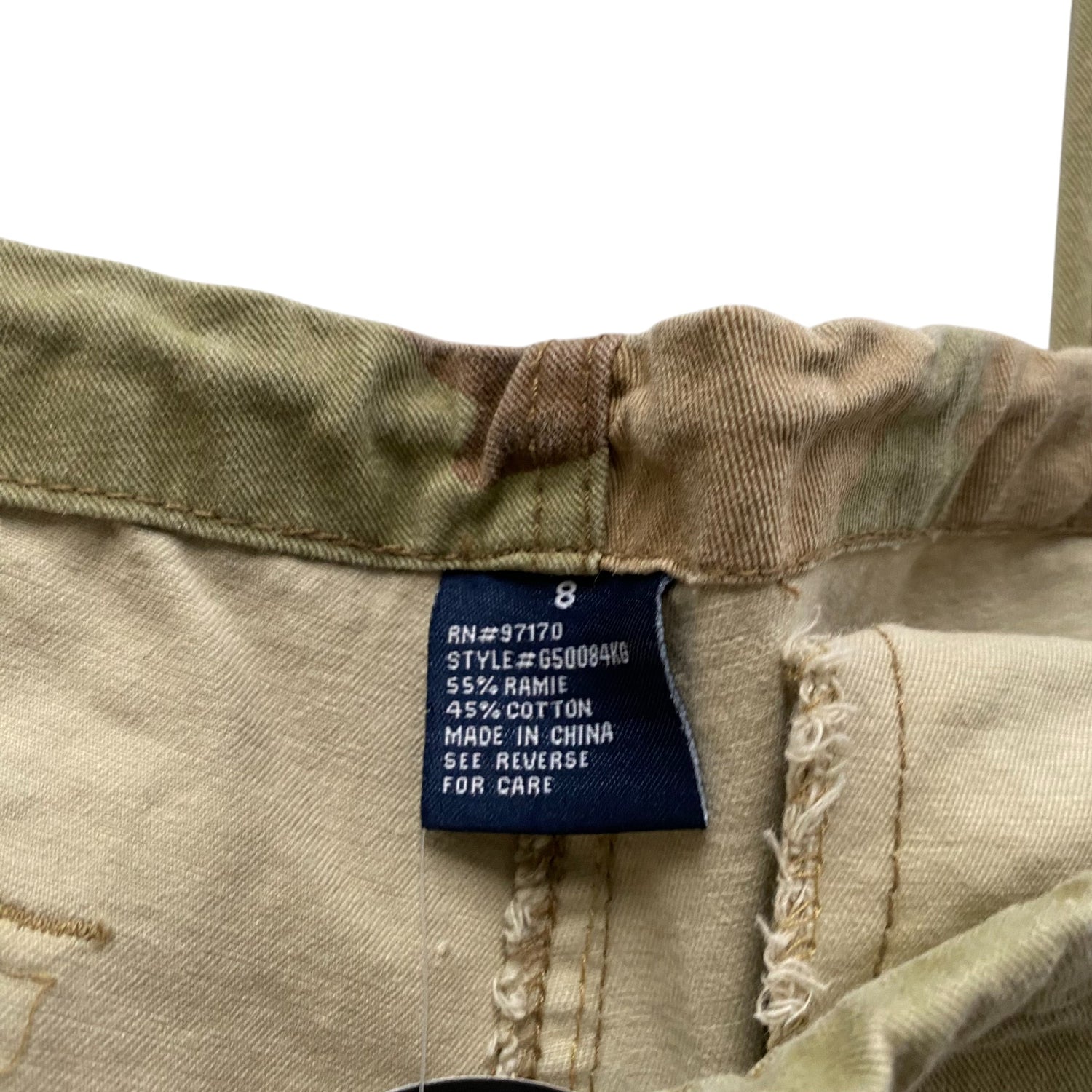 Y2k Camo Cargo Pants