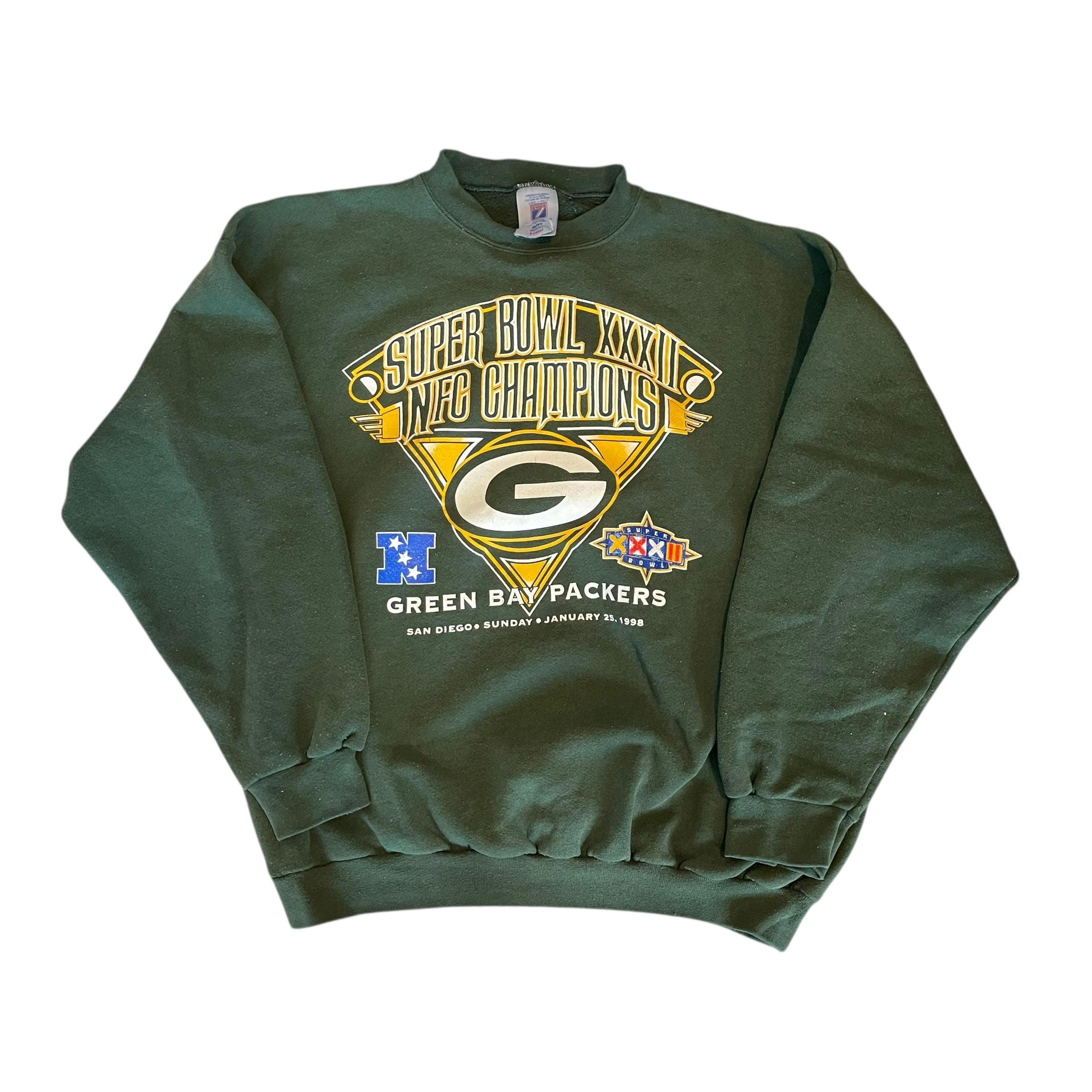 Vintage 1998 Green Bay Packers NFC Champions Sweatshirt
