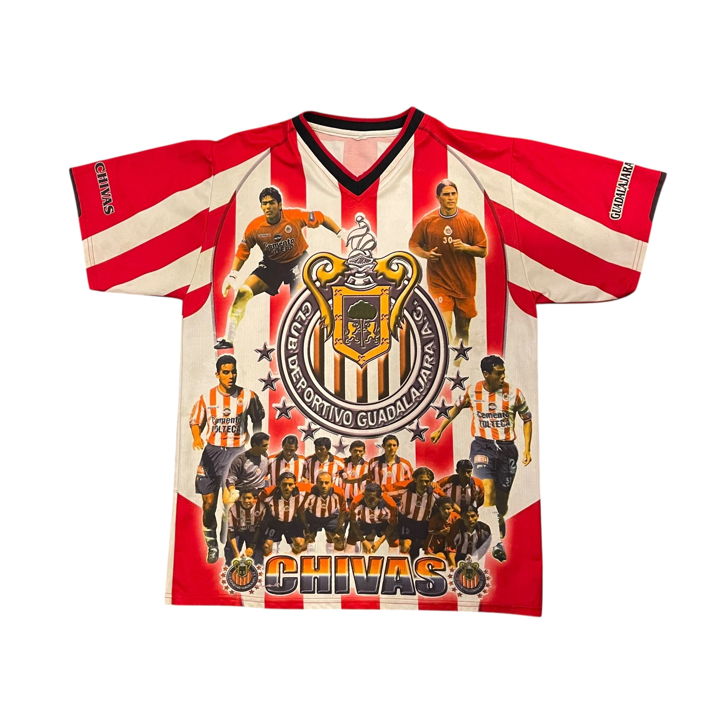 Vintage 2003-04 Chivas de Guadalajara Player AOP Jersey