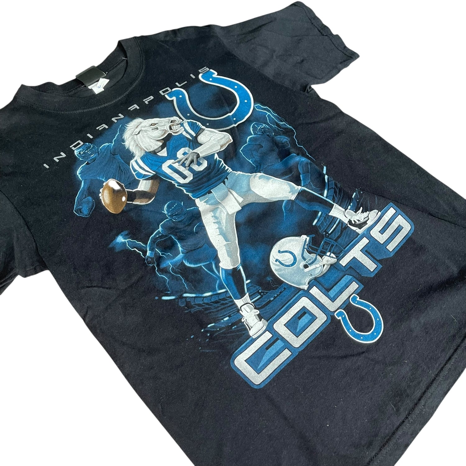 Vintage Indianapolis Colts Lightning Graphic T-Shirt