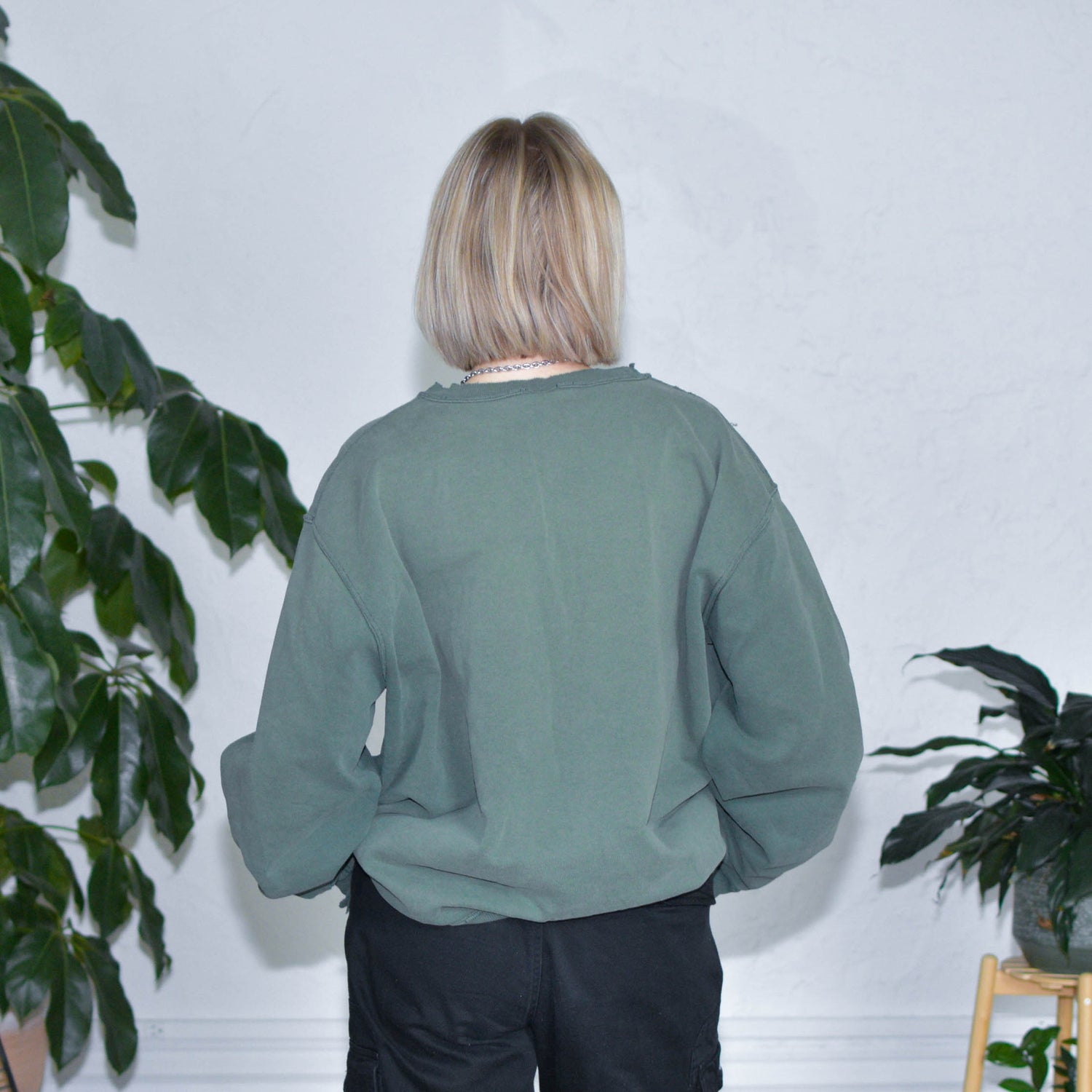 Vintage Champion Green Crewneck