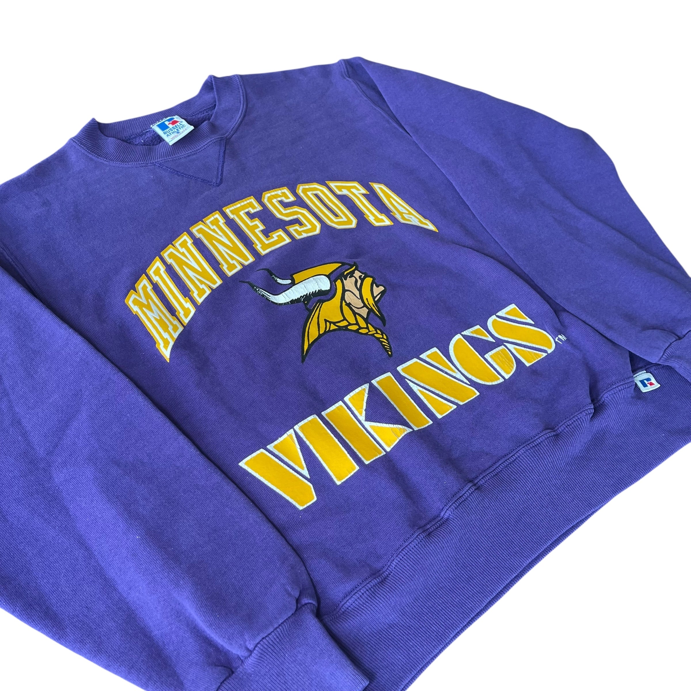 Vintage Minnesota Vikings Purple Russell Athletic Crewneck