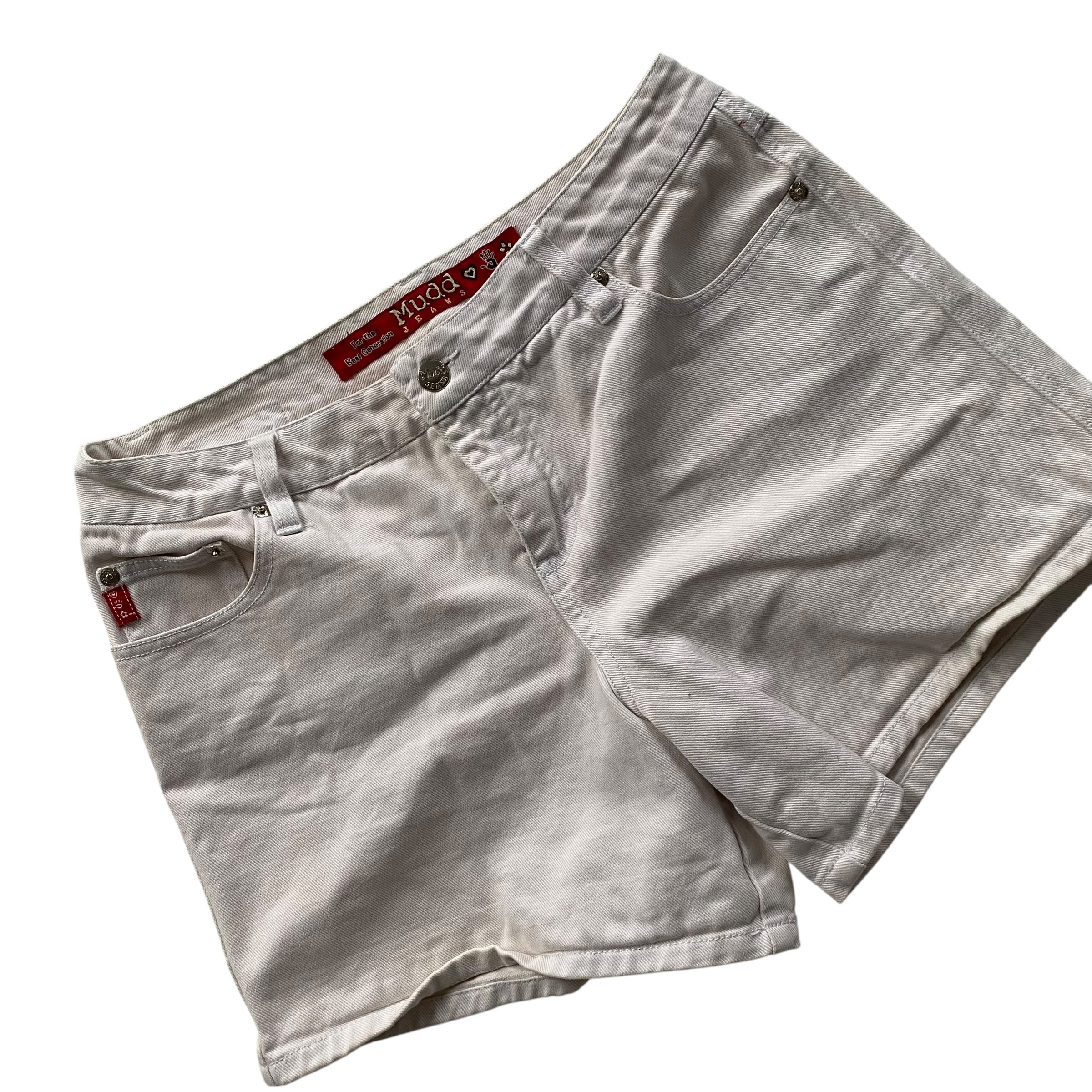 Vintage Mudd Jeans White Femme Shorts