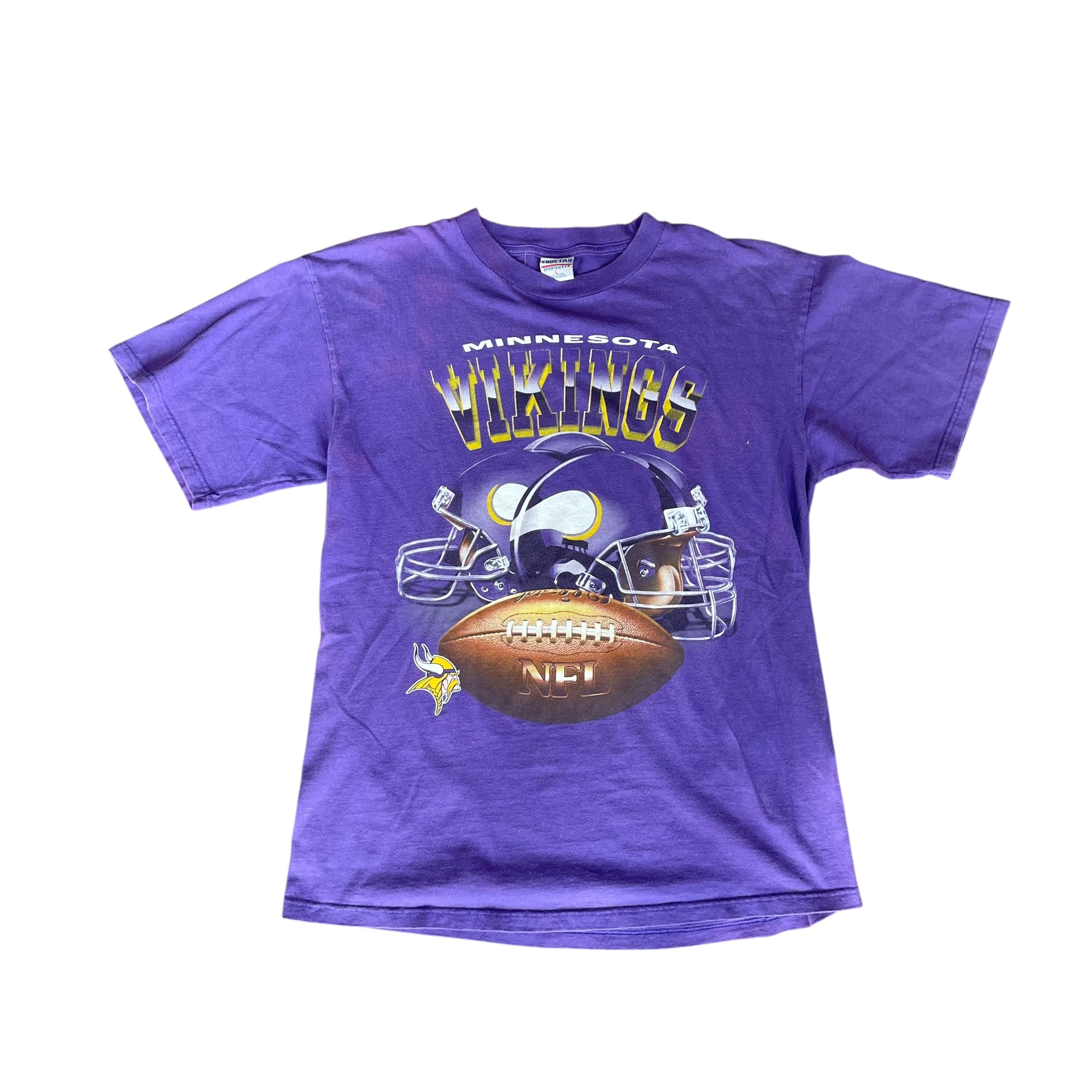 Vintage Minnesota Vikings 3D Graphic T-Shirt