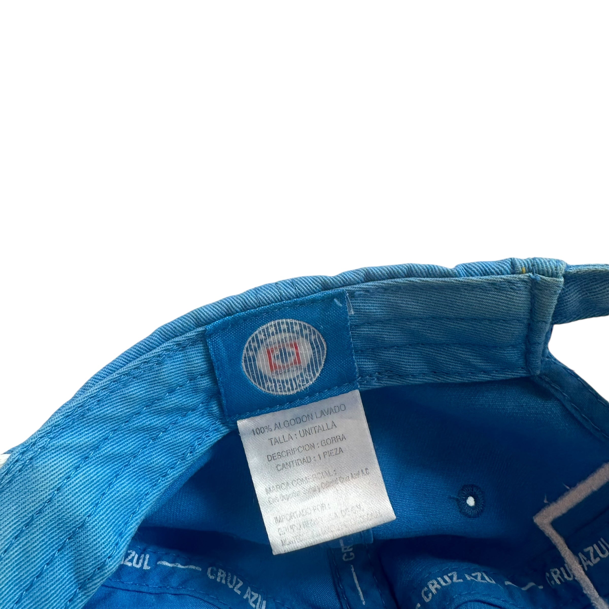 Y2k Cruz Azul Light Blue Embroidered Soccer Hat