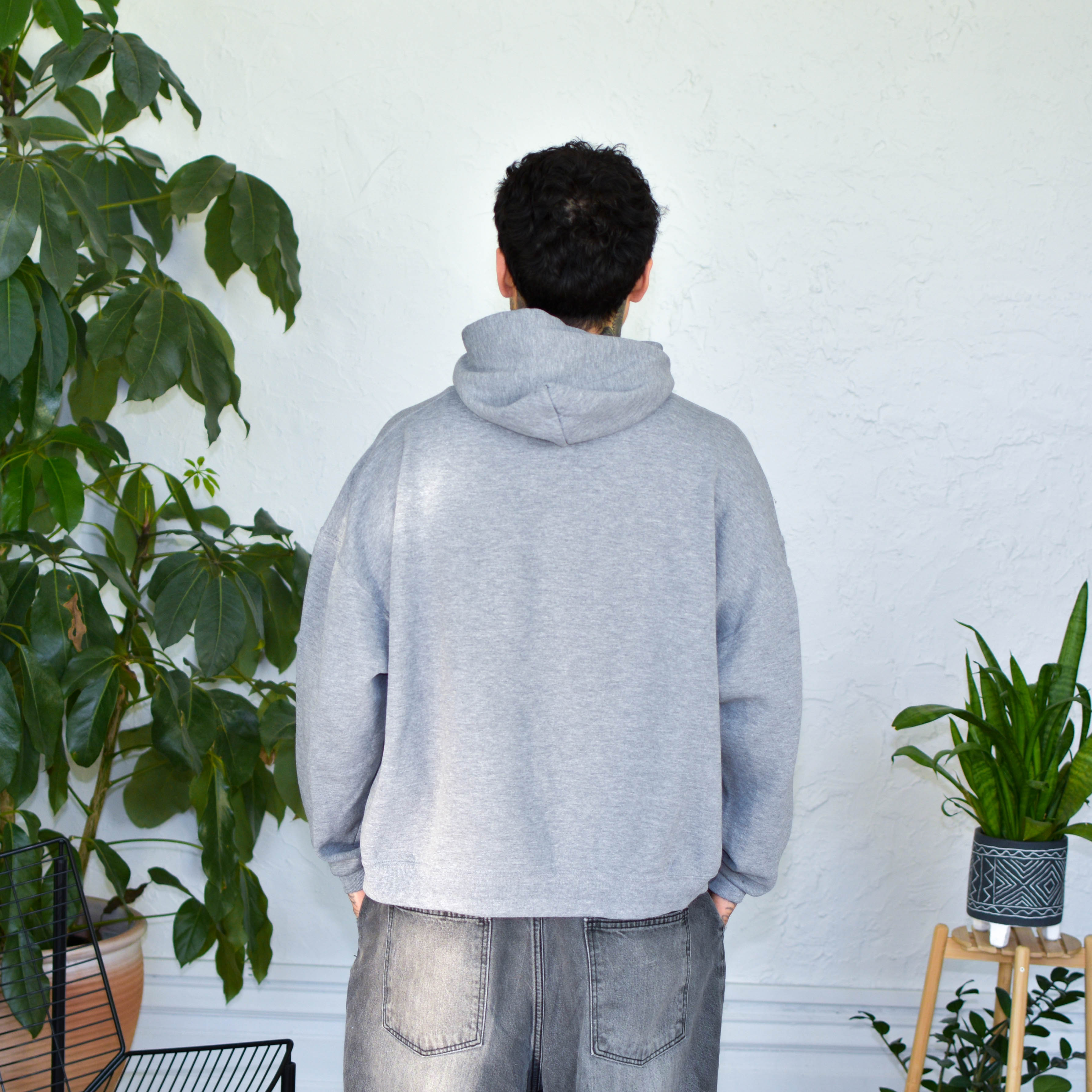 Gray Sweatshirt - "Immigrants Keep the World Going" Solidarity Merch