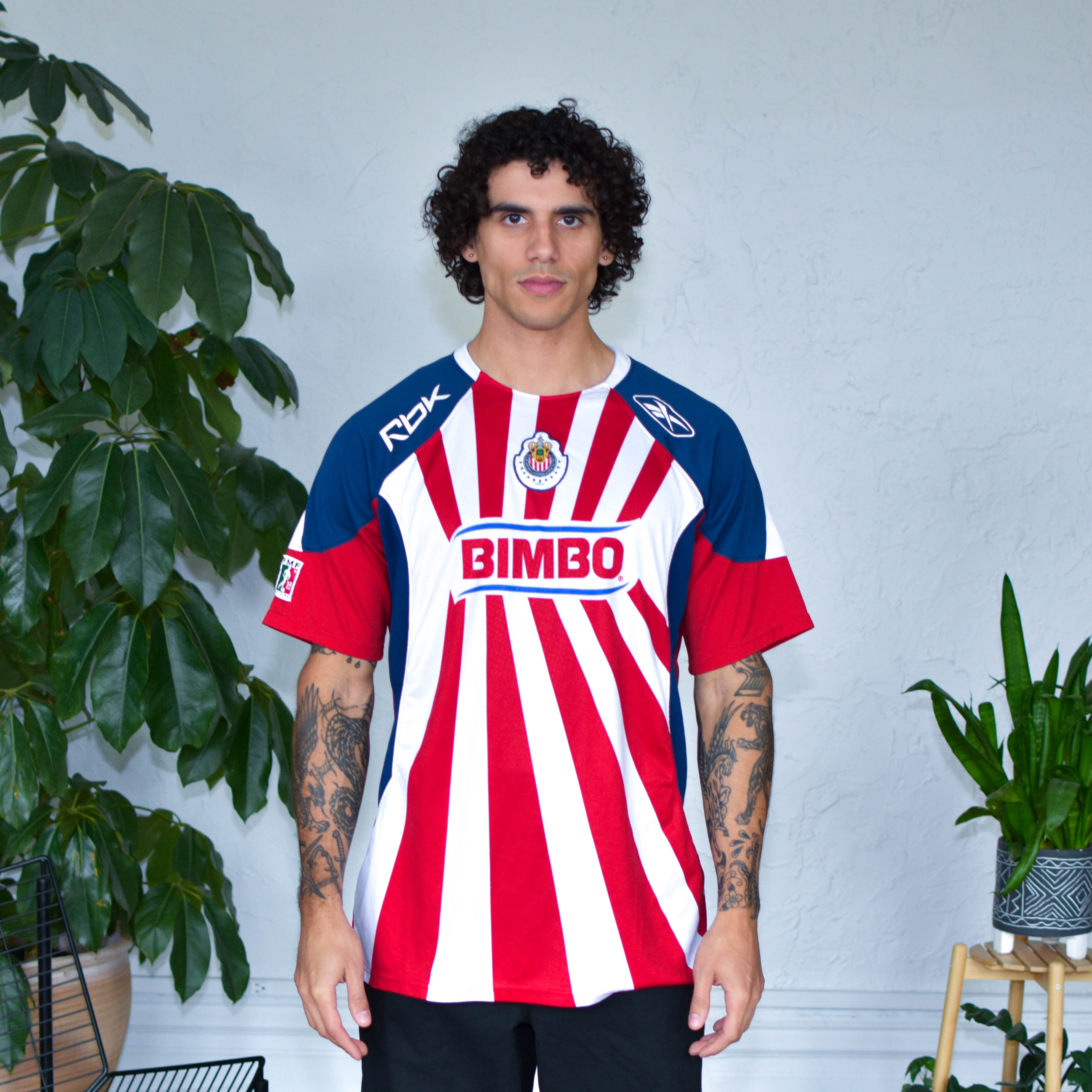 Vintage 2008-09 Chivas de Guadalajara Reebok Home Jersey