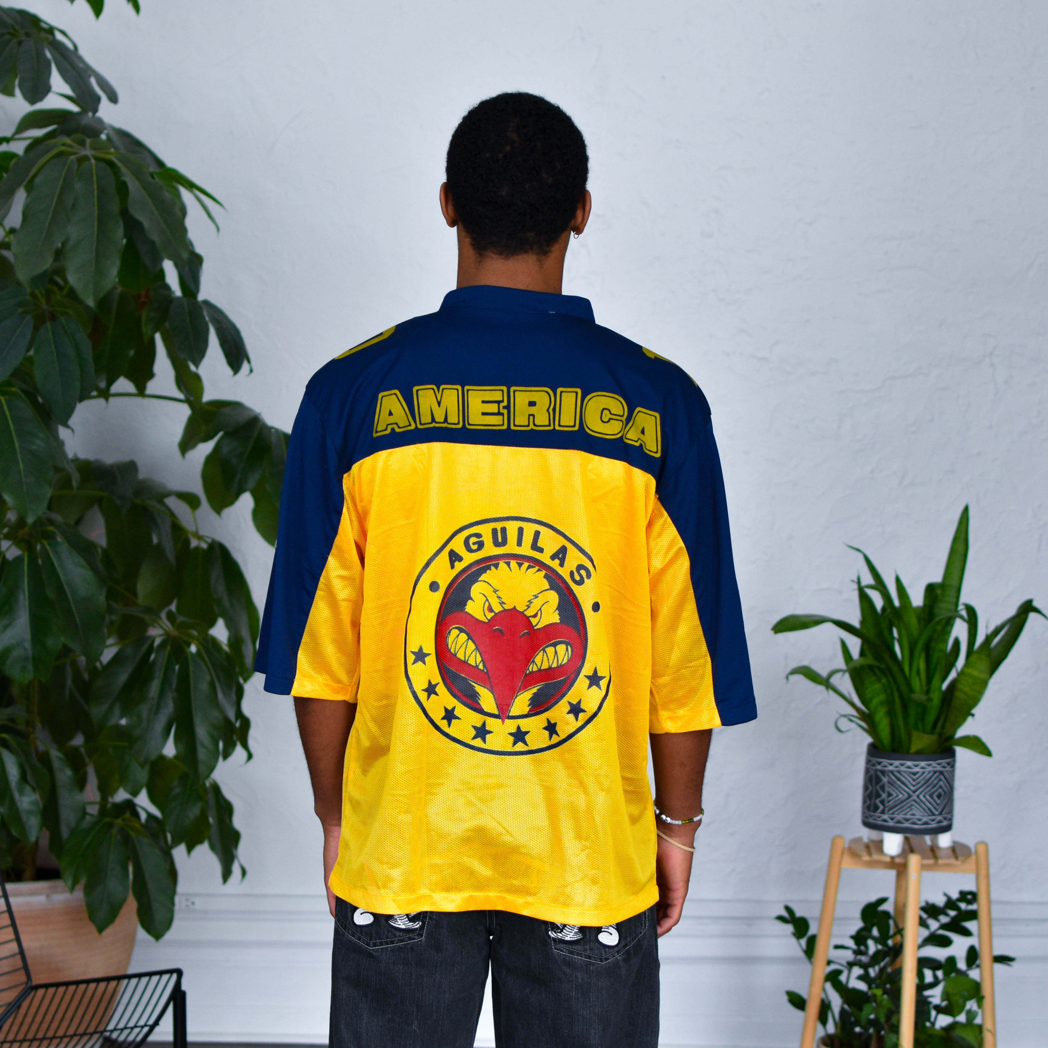 Vintage 90s Club America Football Jersey