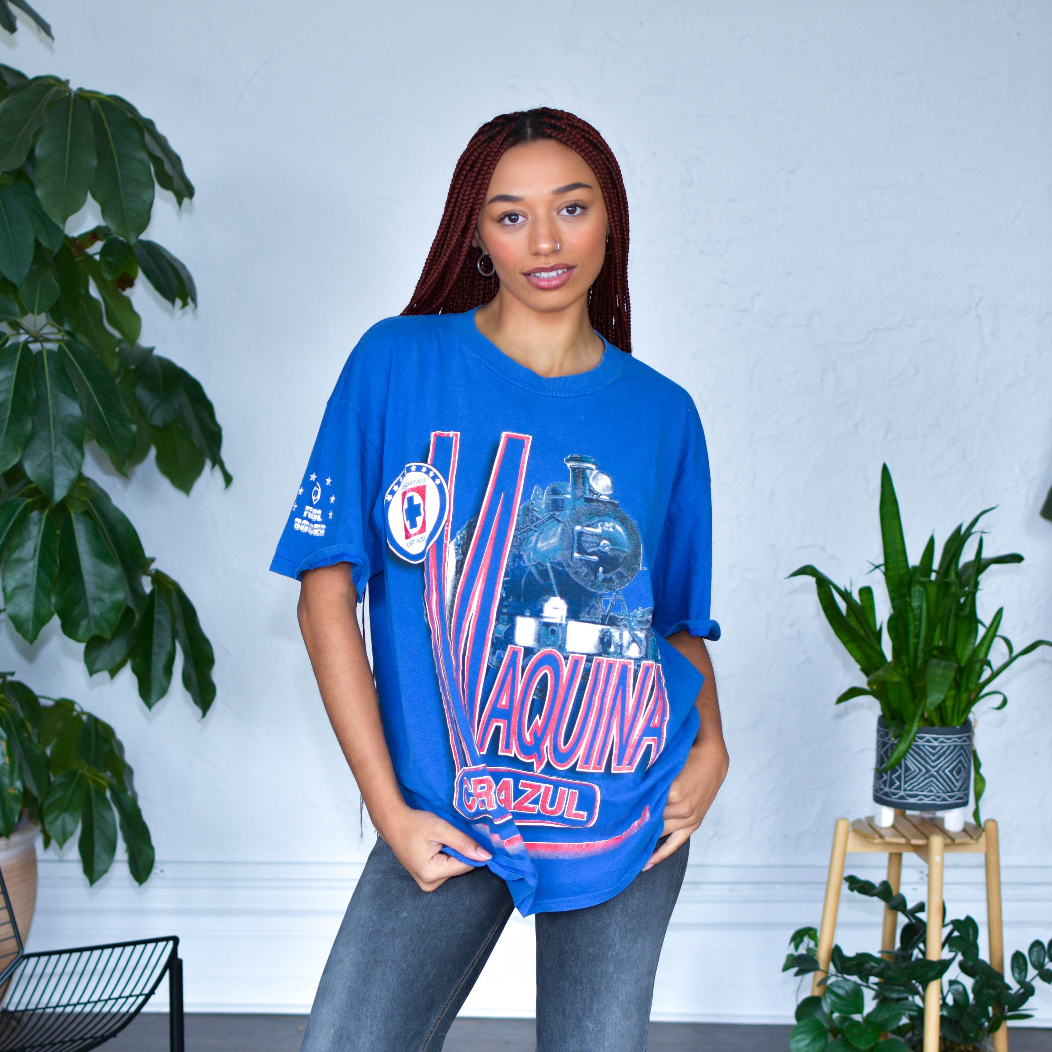 Vintage Cruz Azul "La Maquina" AOP T-Shirt
