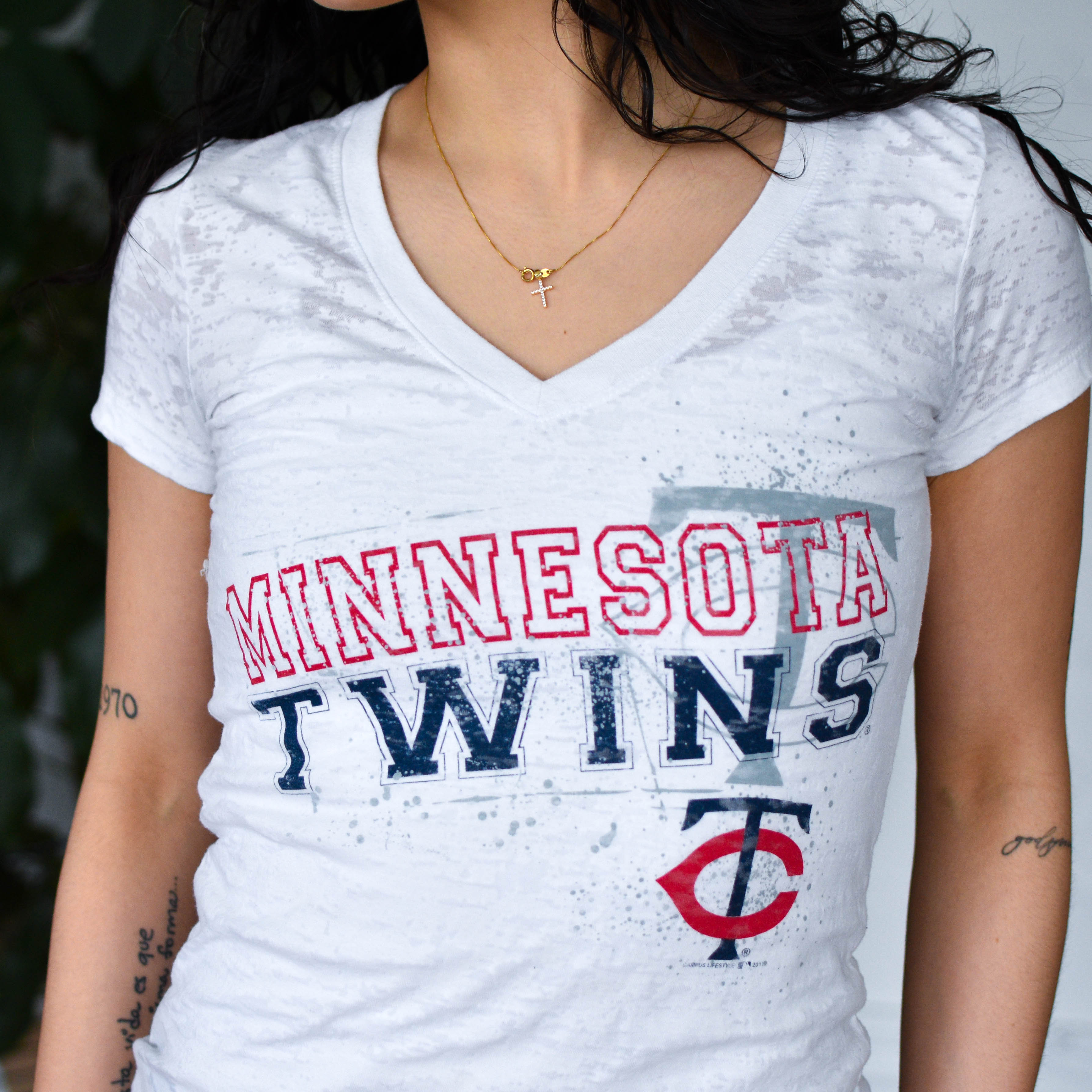 Vintage Minnesota Twins Femme Graphic T-Shirt