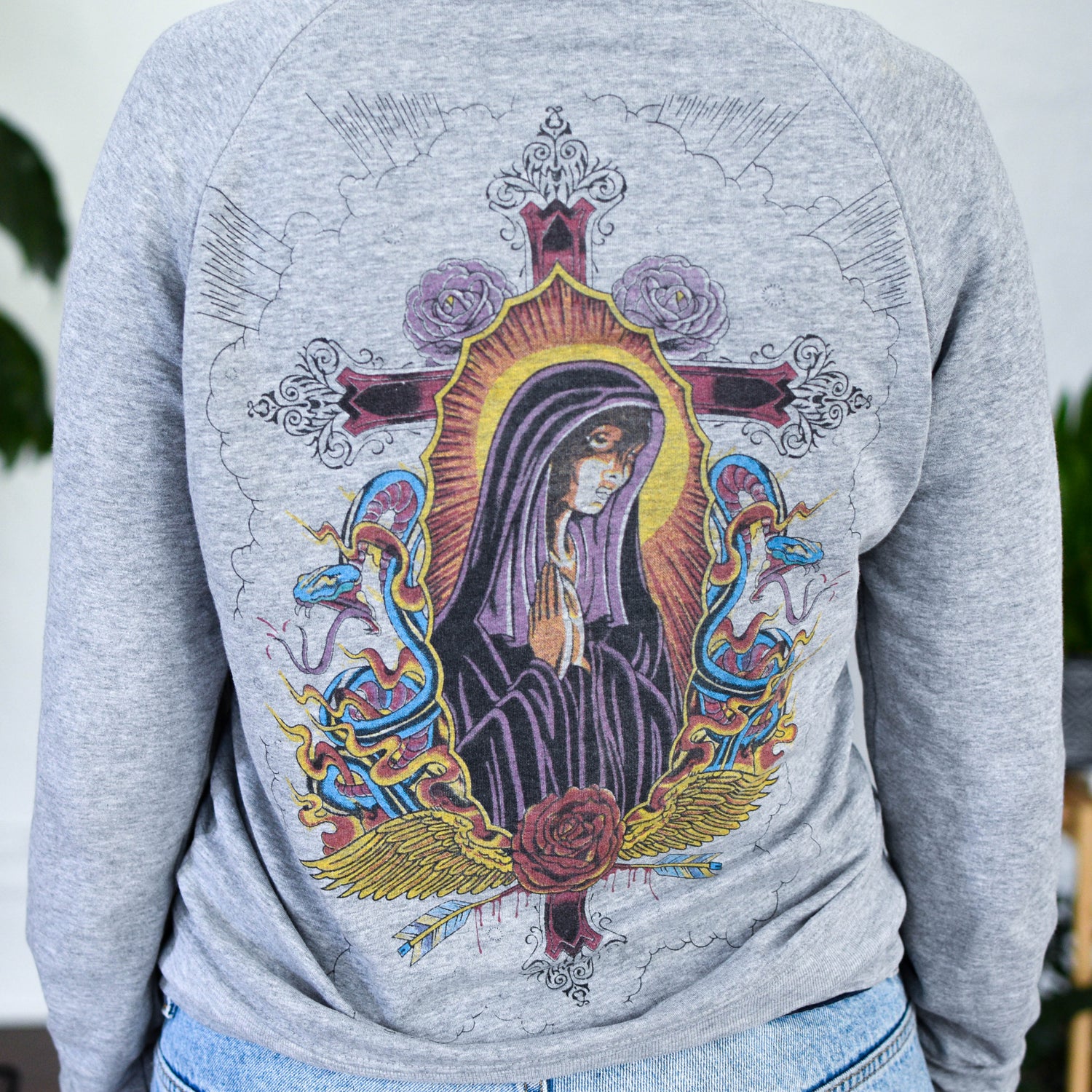 Y2K Our Lady Guadalupe Full-Zip Hoodie