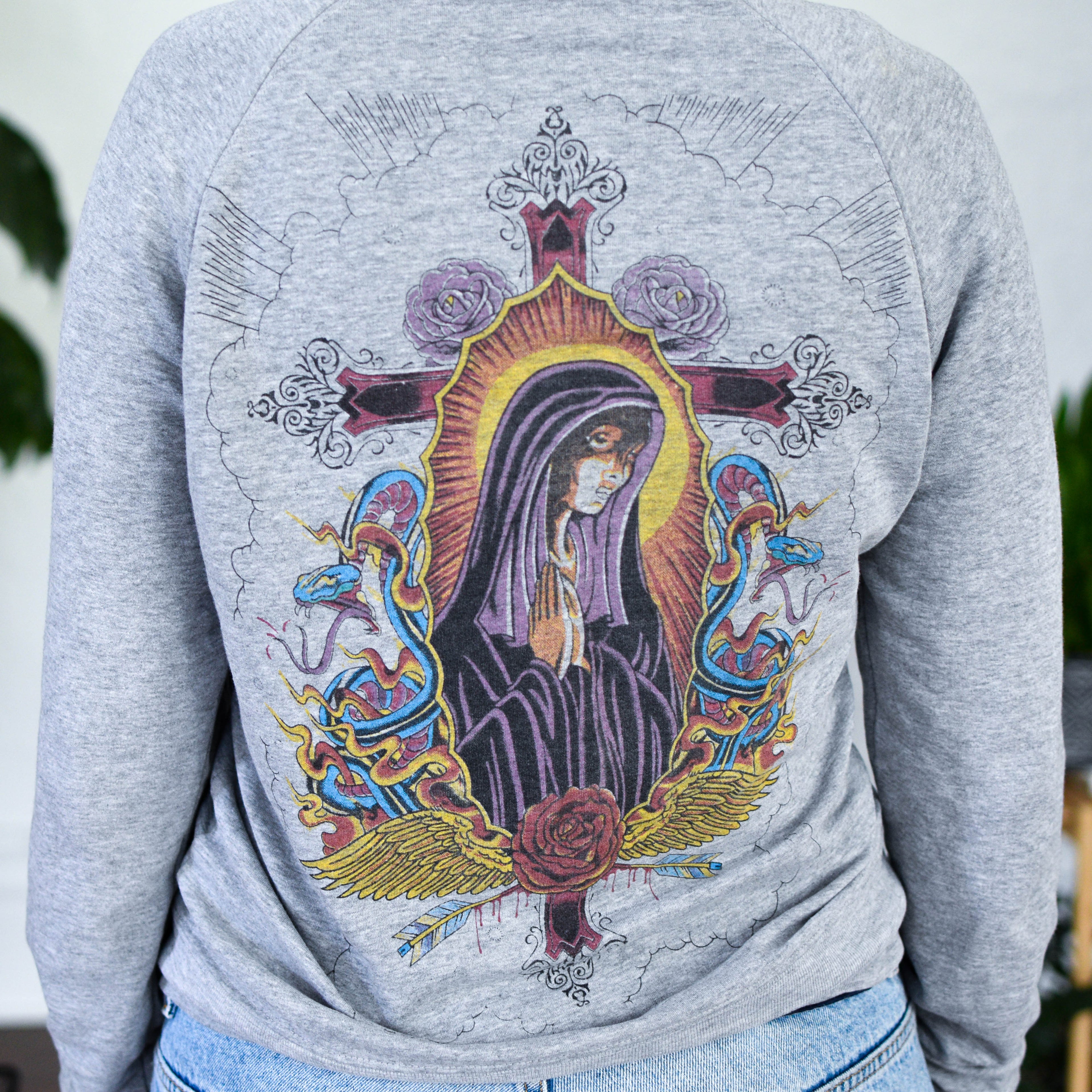 Y2K Our Lady Guadalupe Full-Zip Hoodie