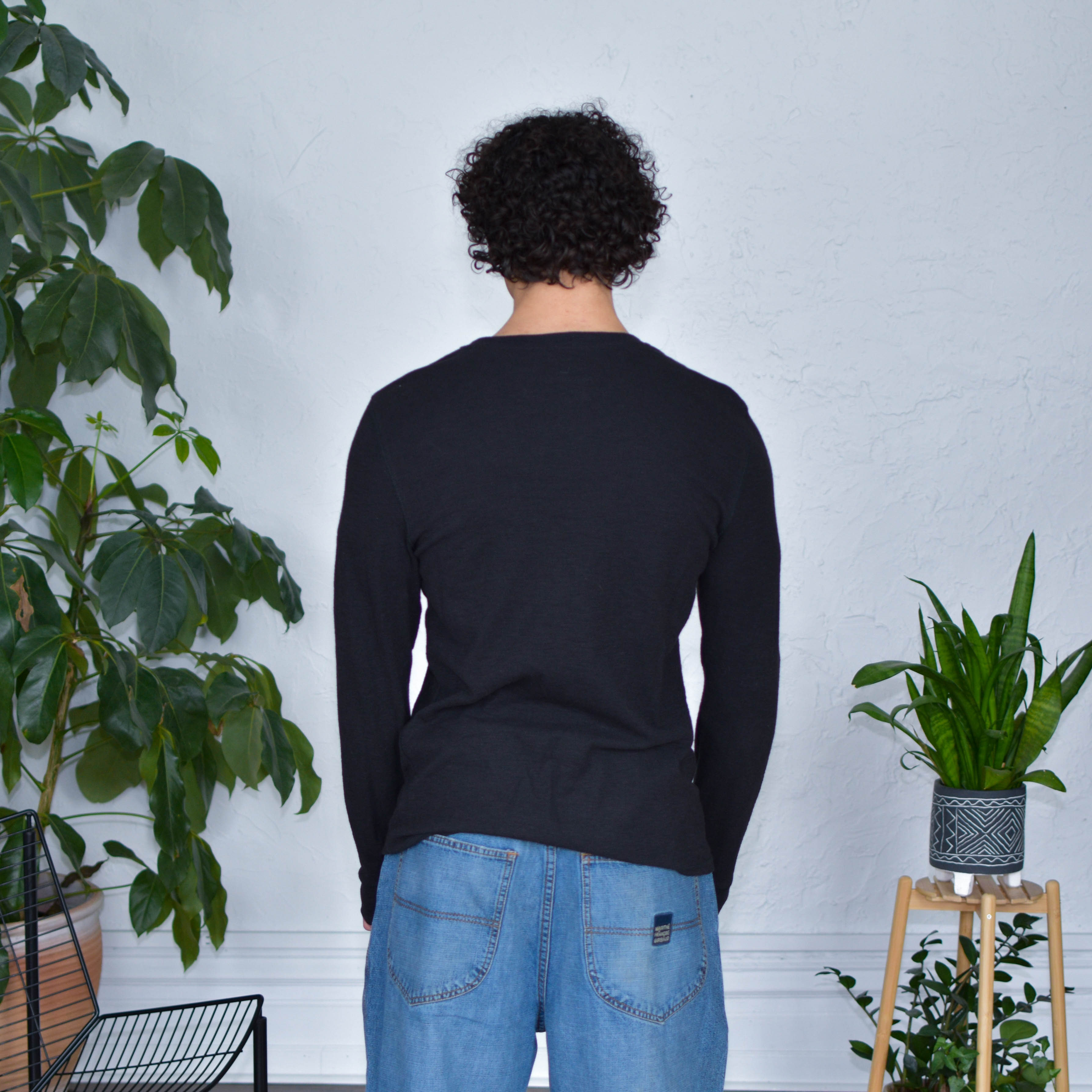 Black Thermal Shirt - "Protect Your Neighbor" Solidarity Merch