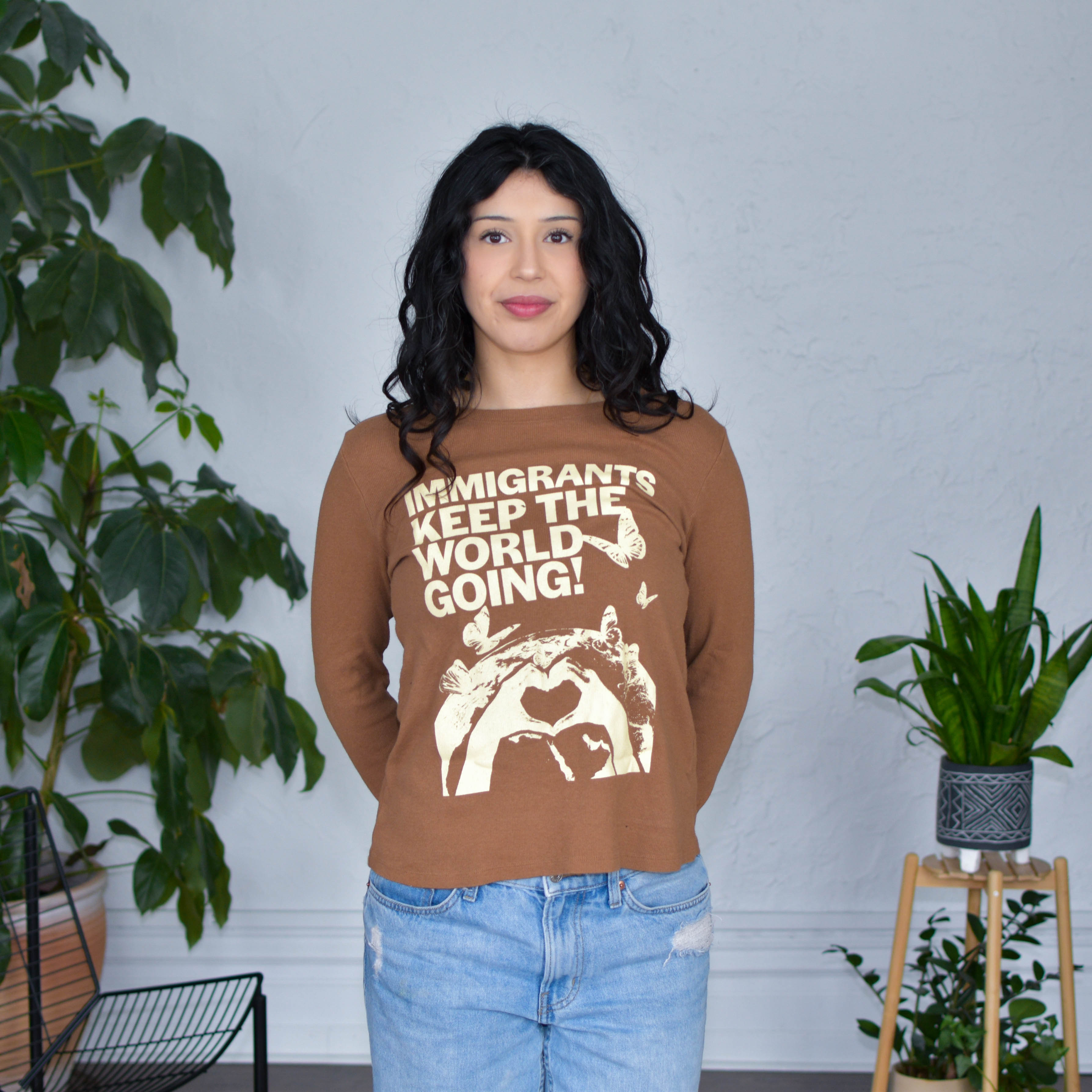 Brown Thermal - "Immigrants Keep the World Going" Solidarity Merch