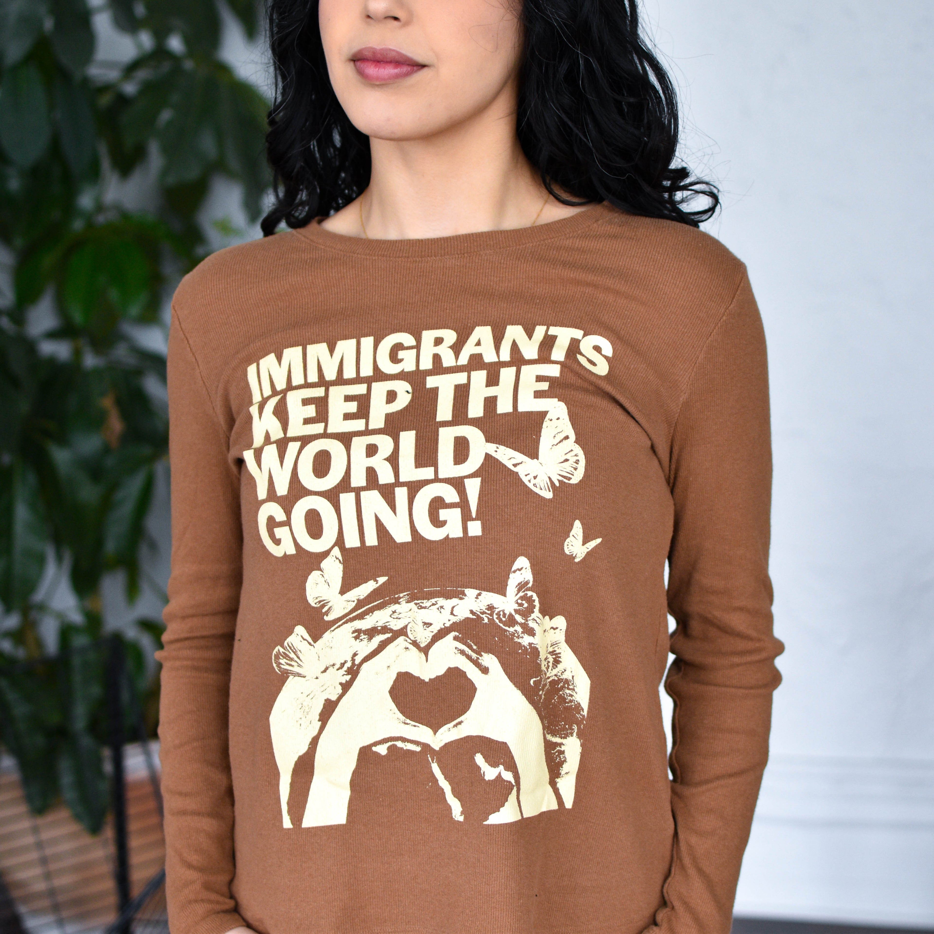 Brown Thermal - "Immigrants Keep the World Going" Solidarity Merch