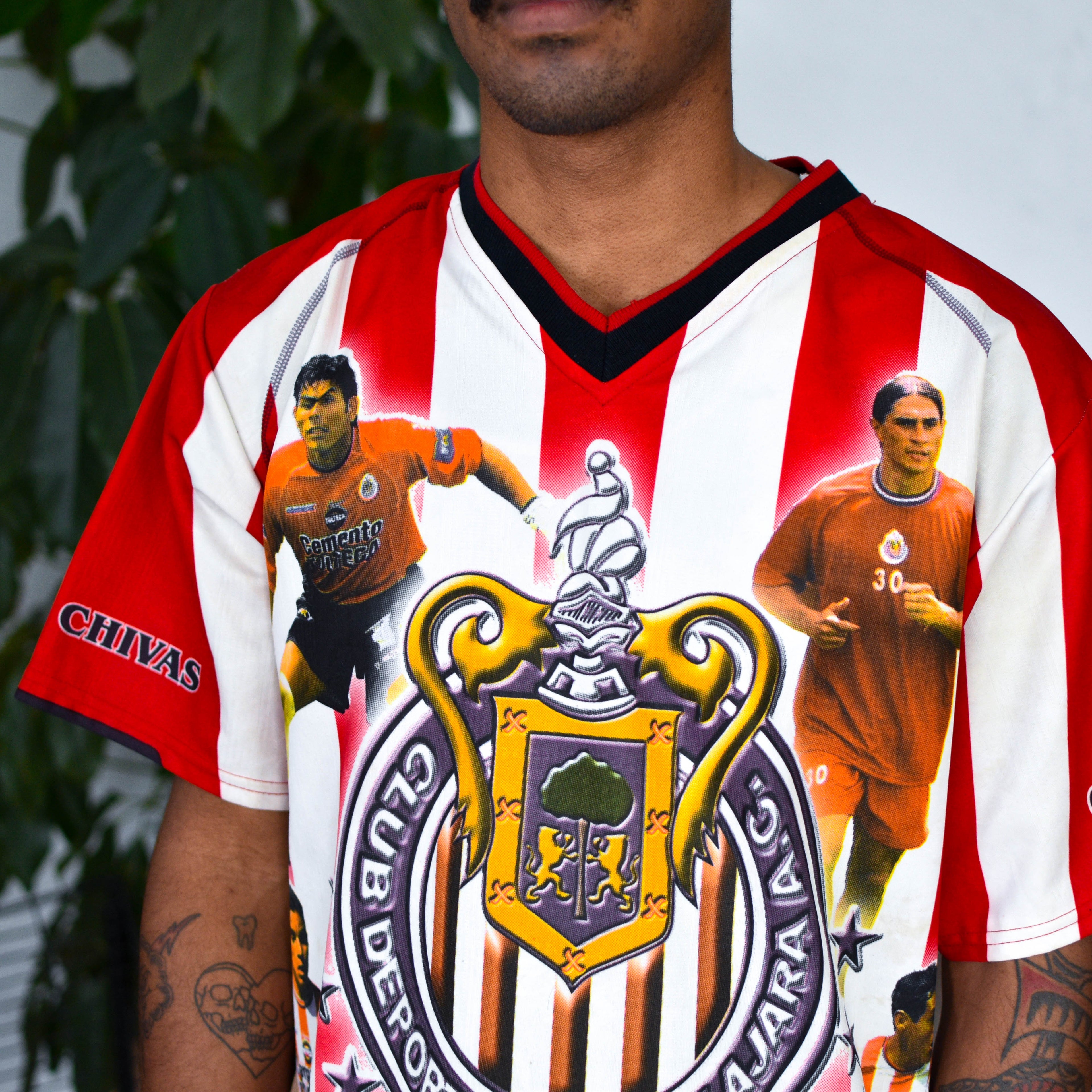 Vintage 2003-04 Chivas de Guadalajara Player AOP Jersey
