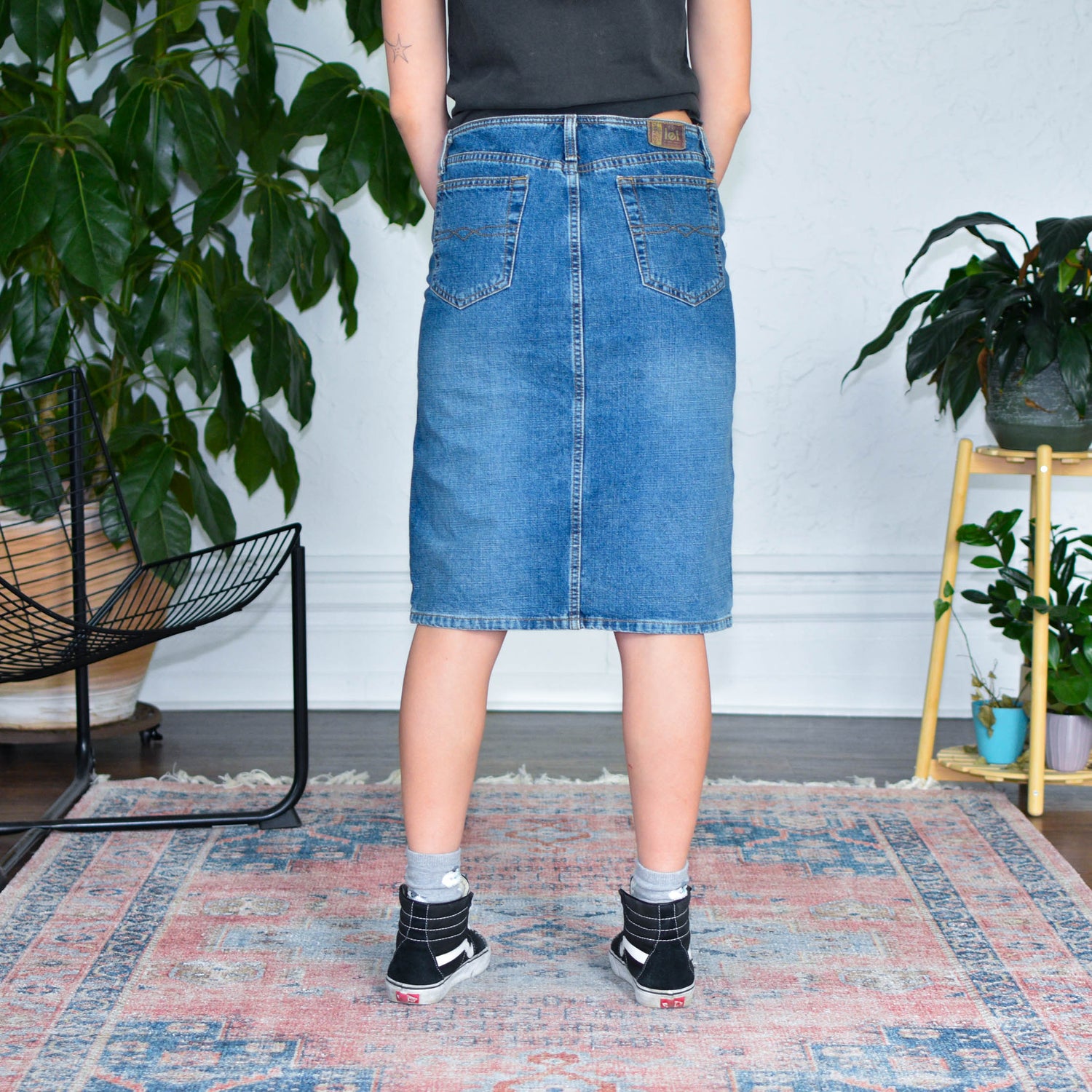 Y2k L.e.i. Denim Midi Skirt