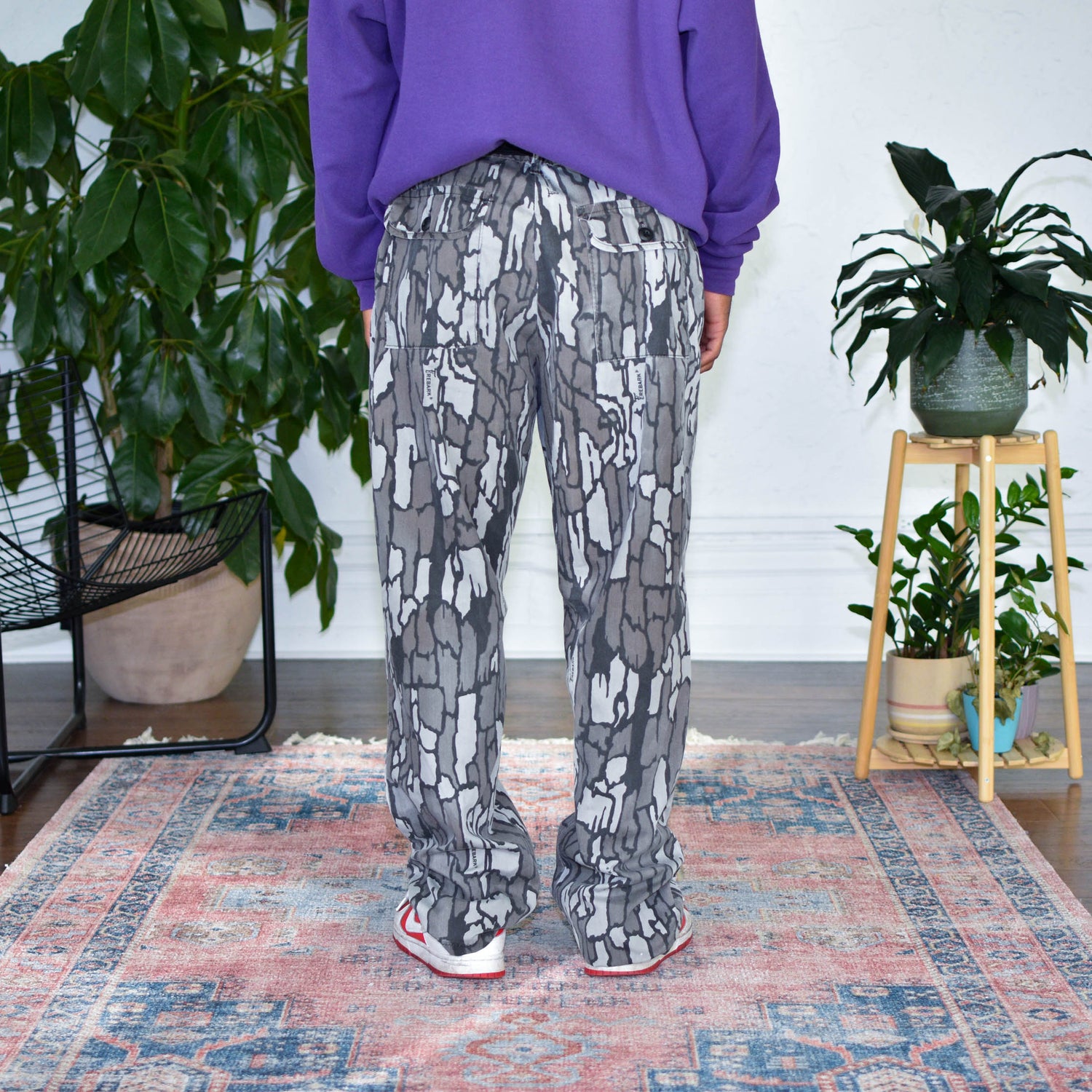 Vintage Grey Style Camo Pants