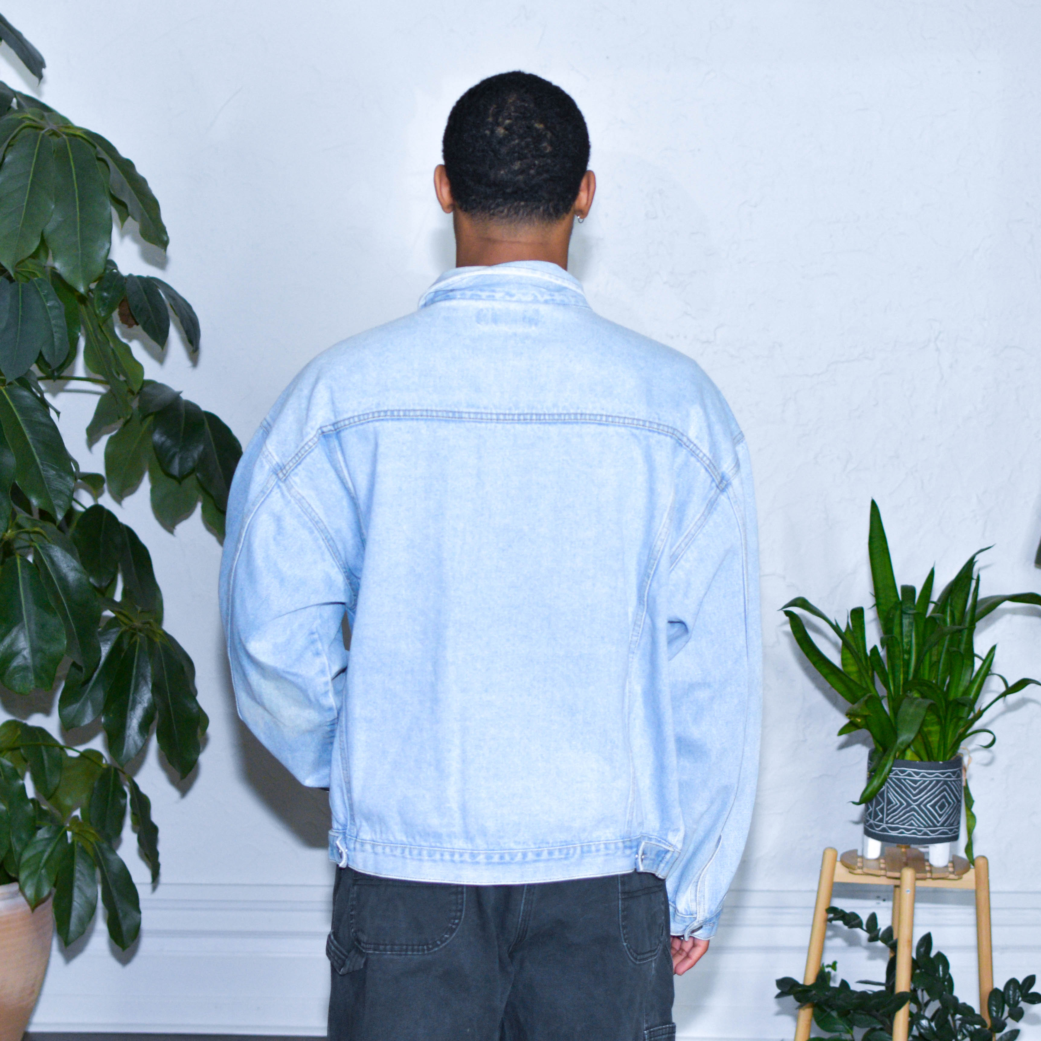 Vintage 90s Most Wanted Light Wash Denim Jacket