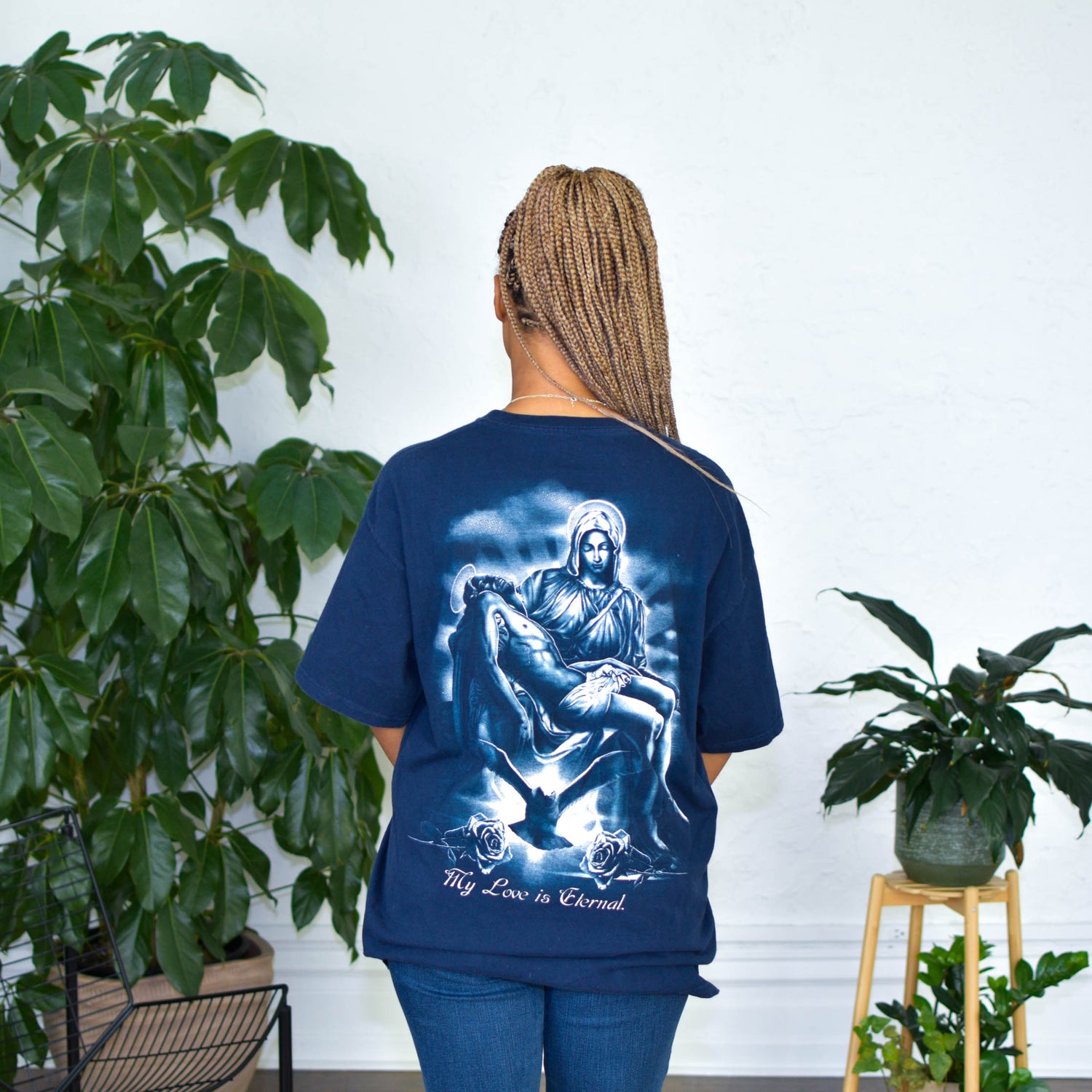 Y2k Virgen de Guadalupe Graphic T-Shirt