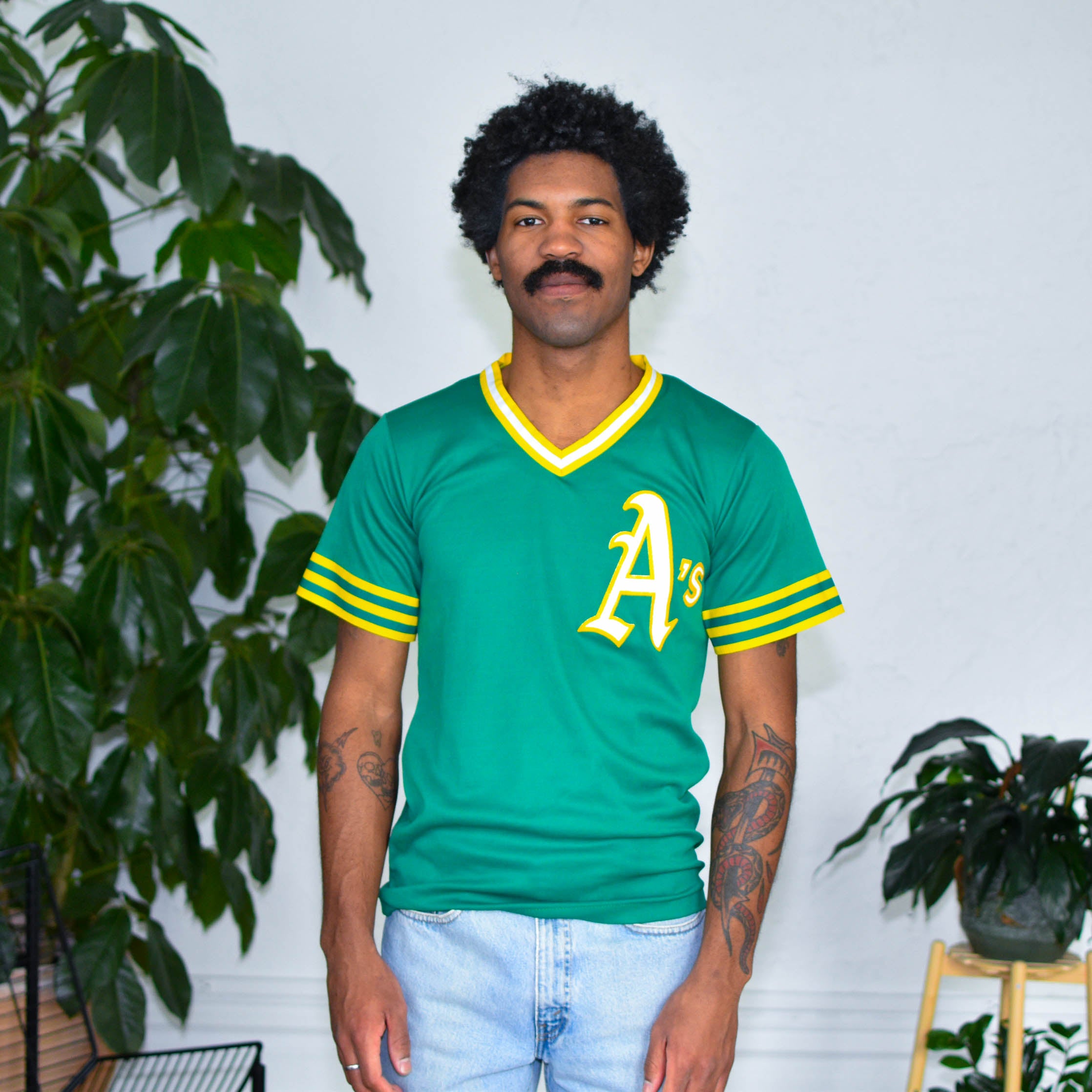 80s Oakland Athletics Baseball Tee