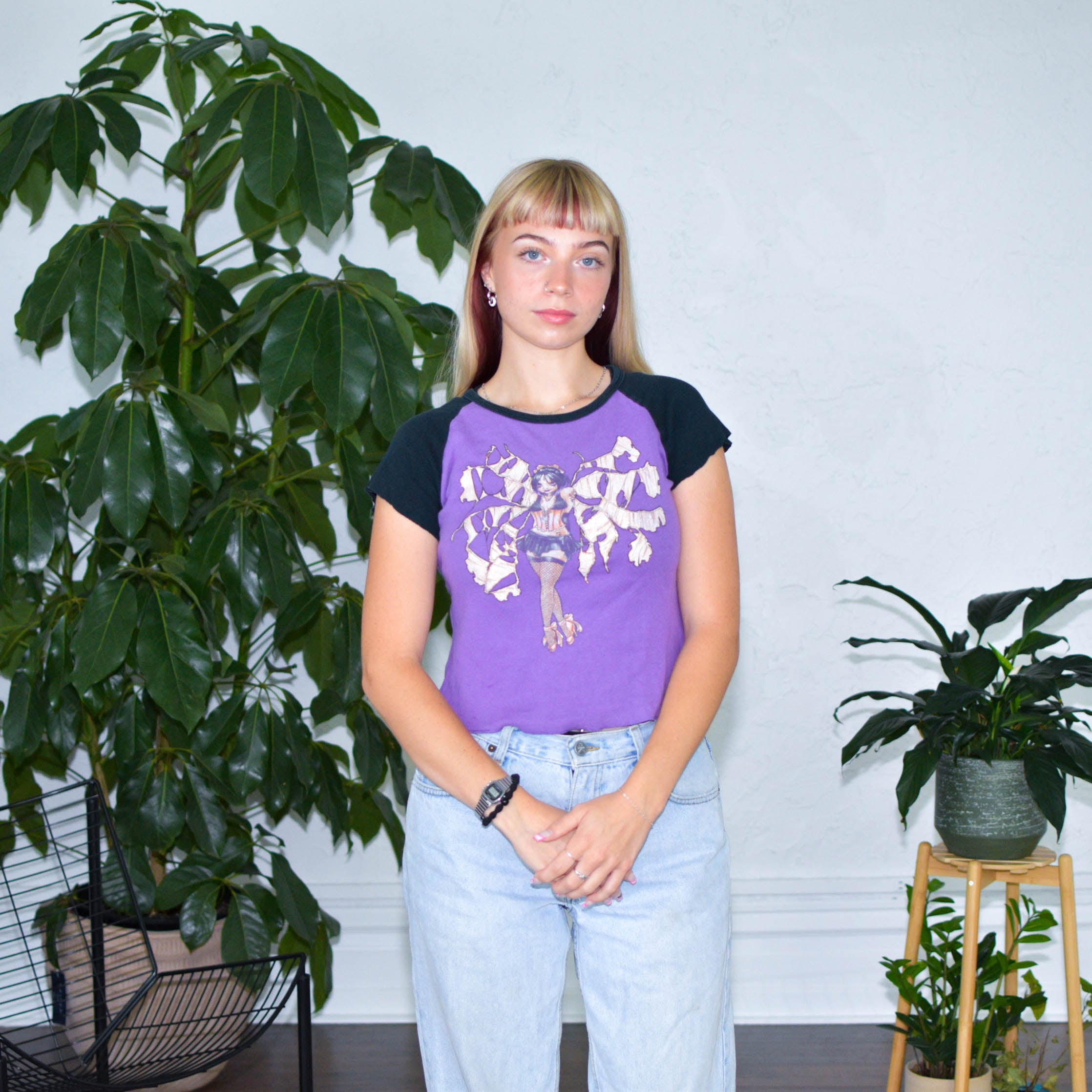 Y2k Fairy Graphic Femme Top
