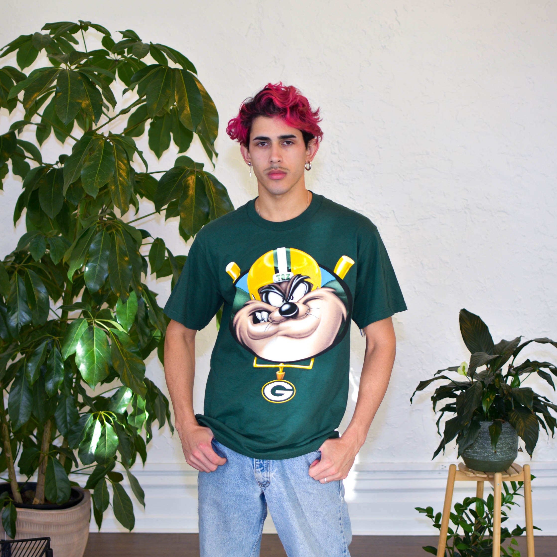 Vintage NWT Green Bay Packers Taz T-Shirt