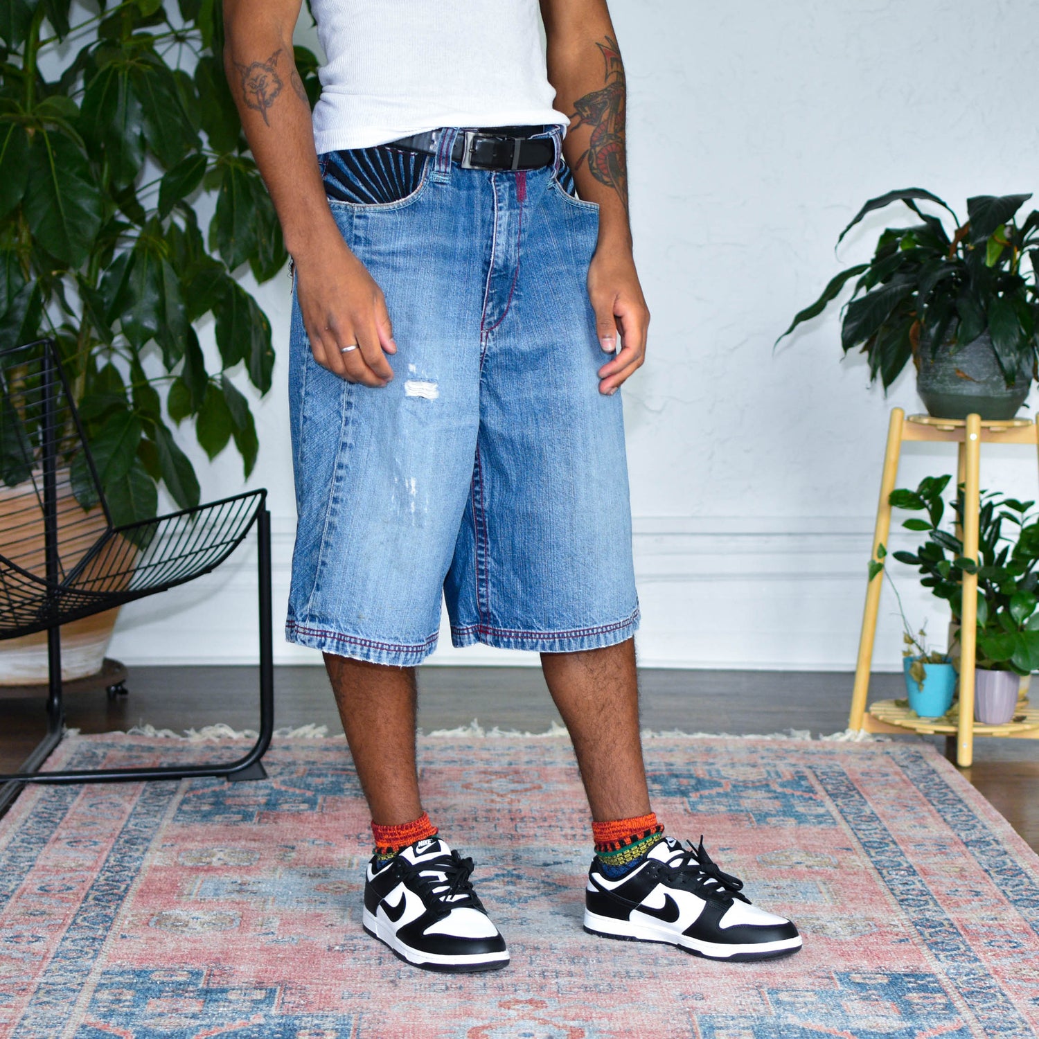 Y2k Akademiks Pocket Design Baggy Jorts