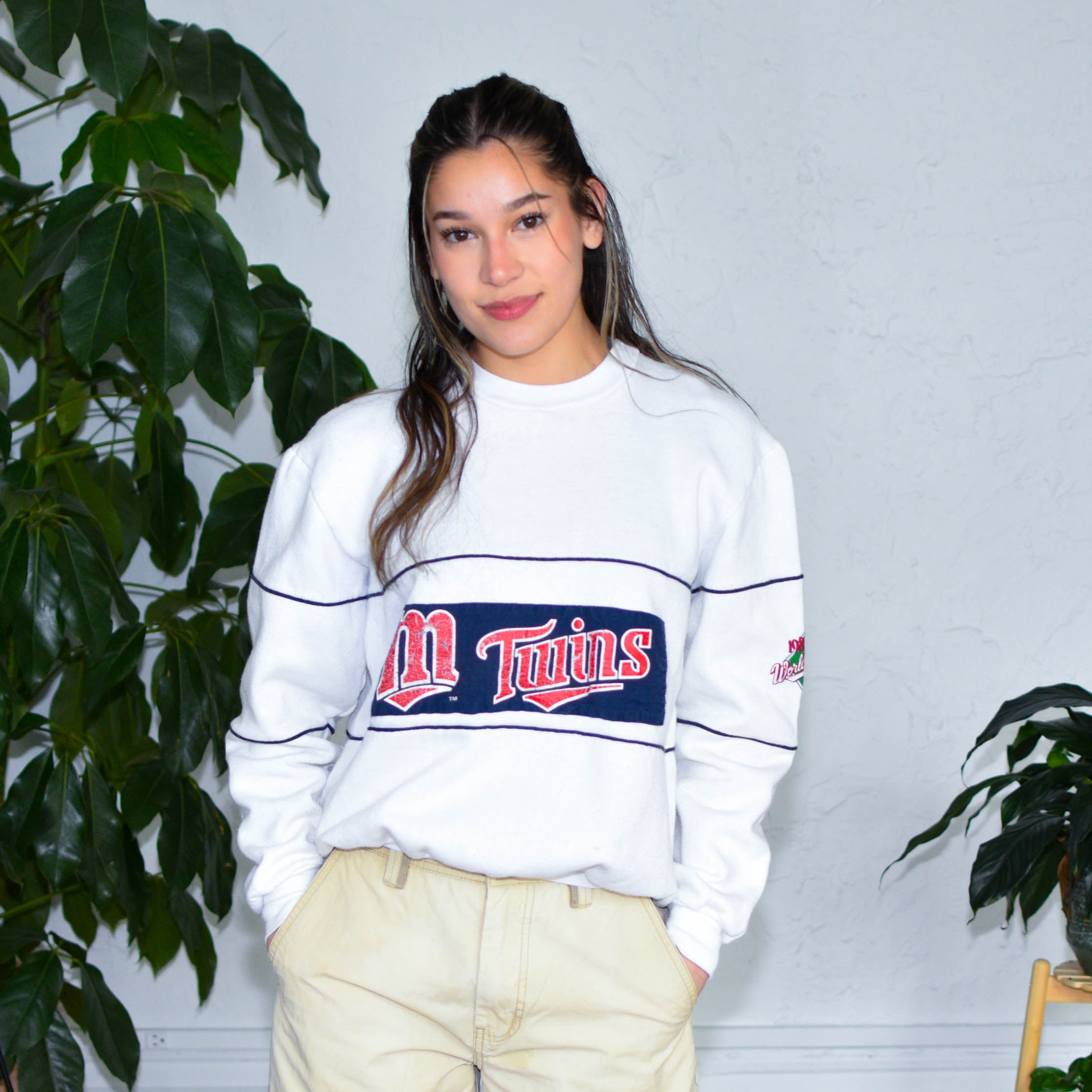 1987 Minnesota Twins Nutmeg Mills Crewneck