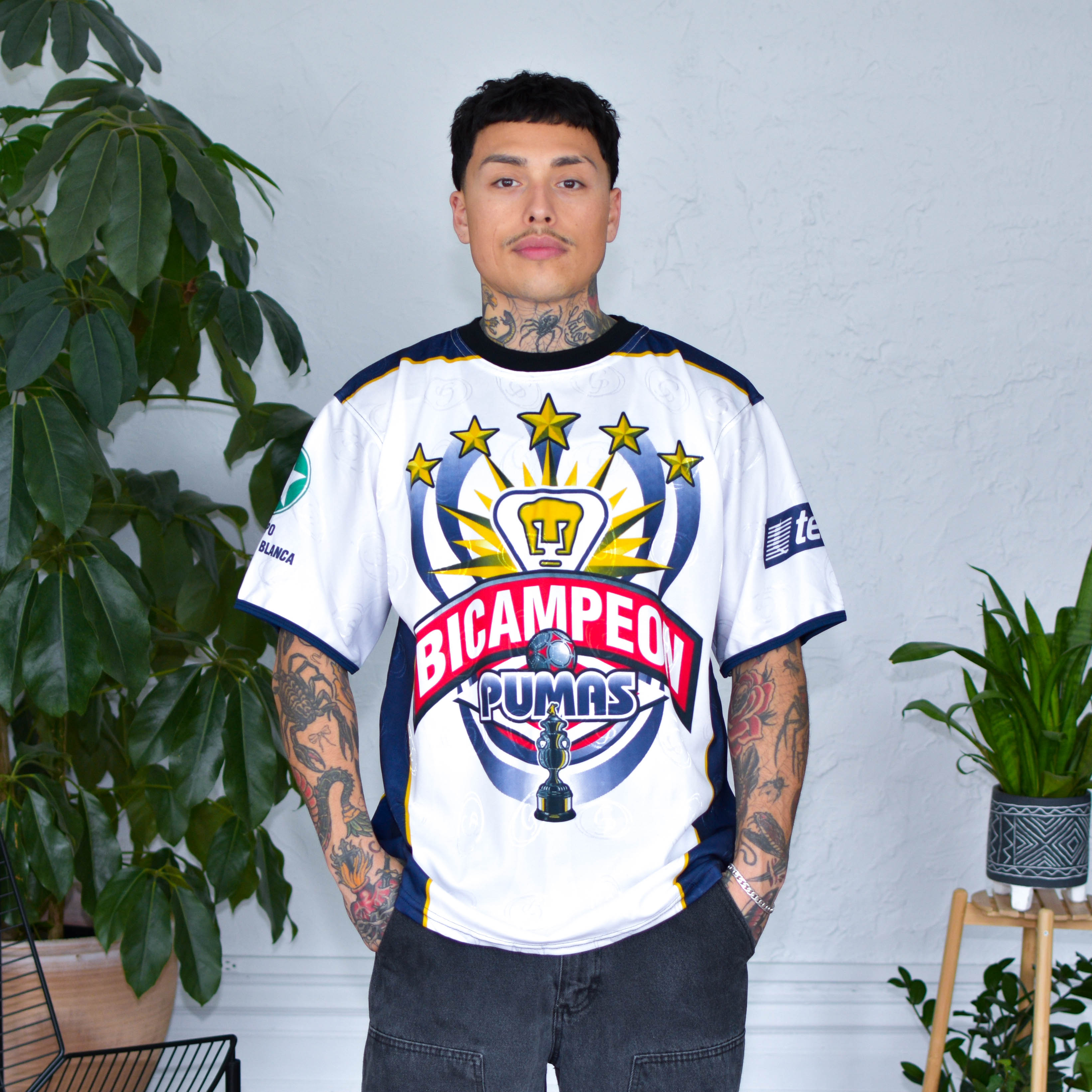 Vintage 2004 Pumas UNAM Bicampeon Jersey