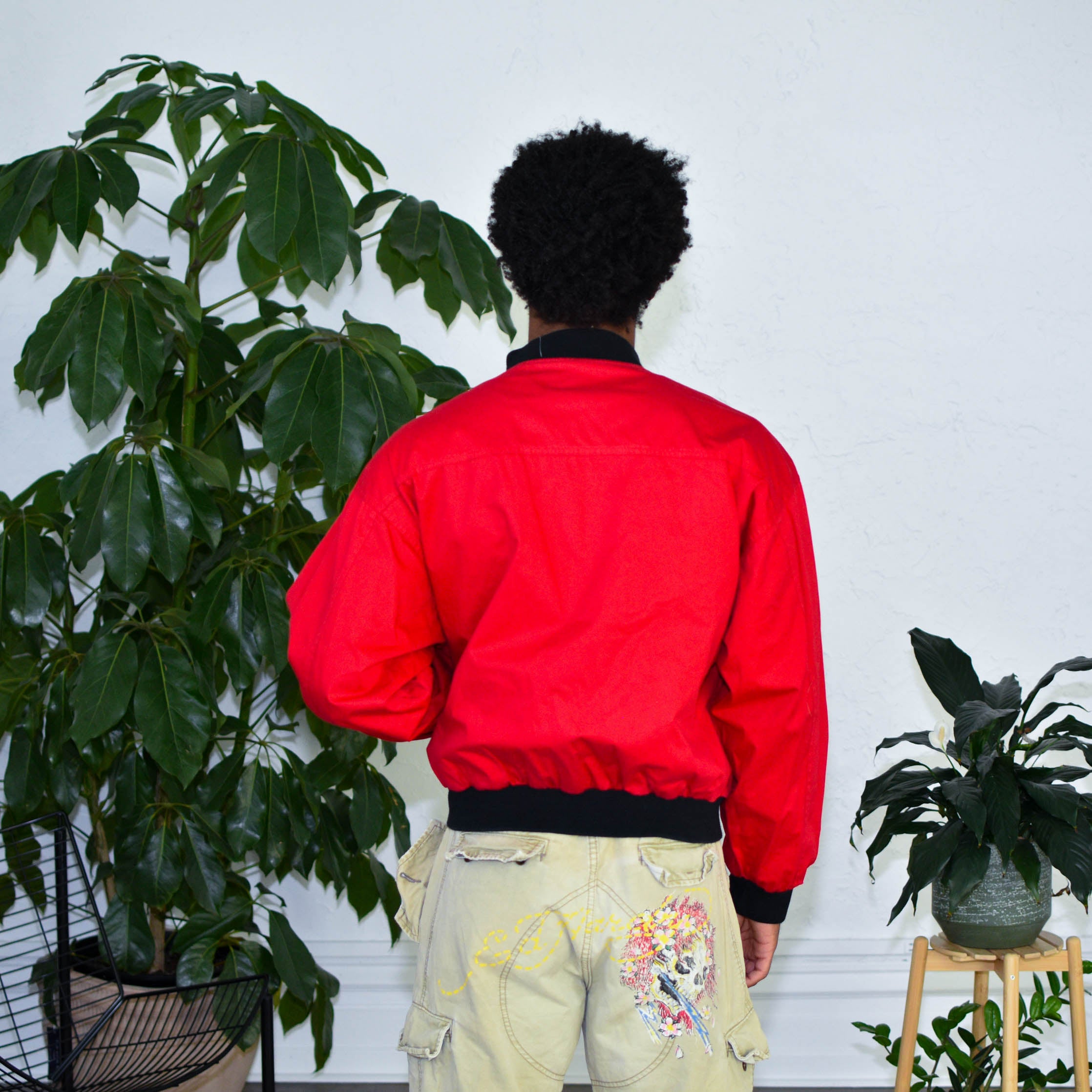 Vintage Marlboro Lightweight Reversible Bomber Jacket