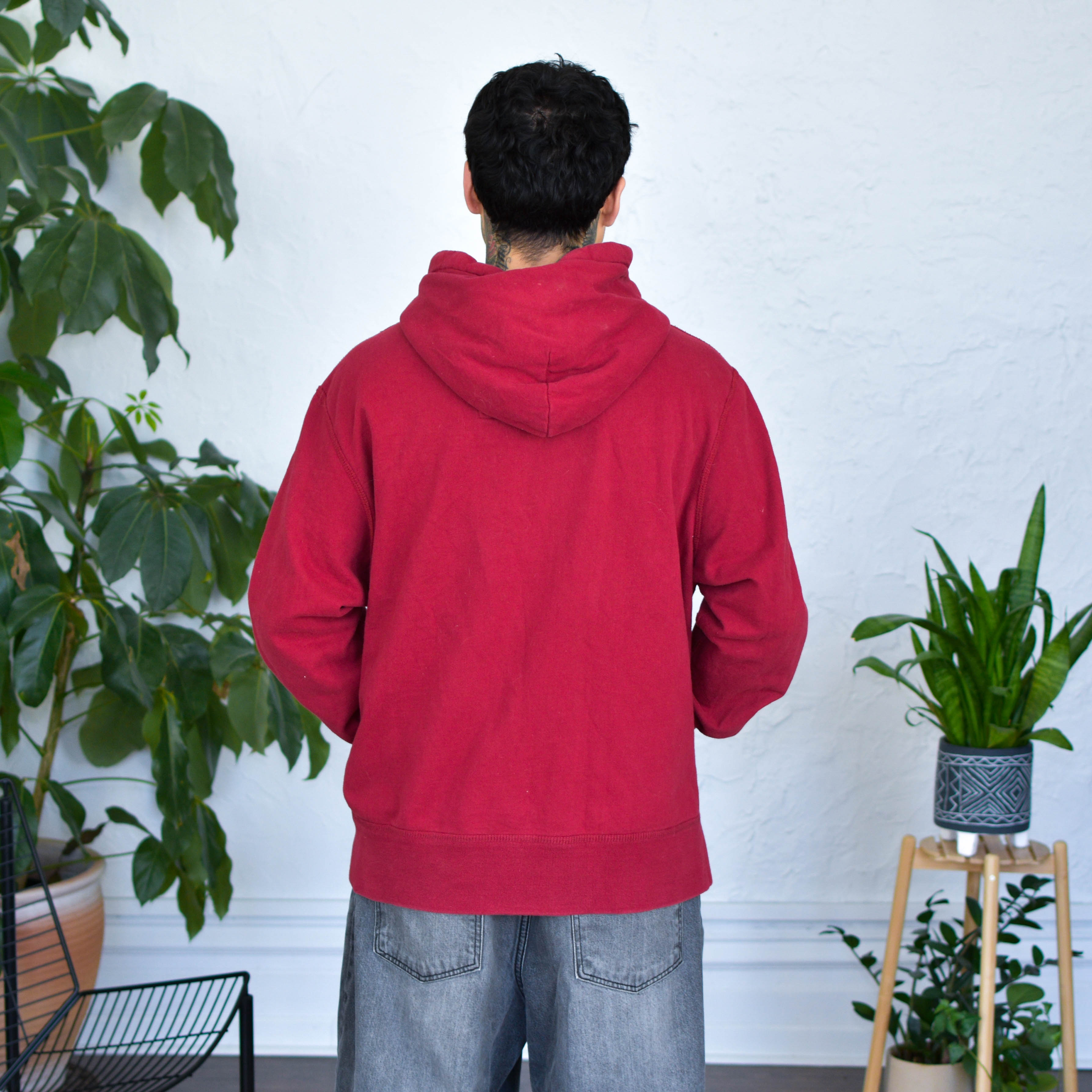 Y2K American Eagle Zip-Up Hoodie