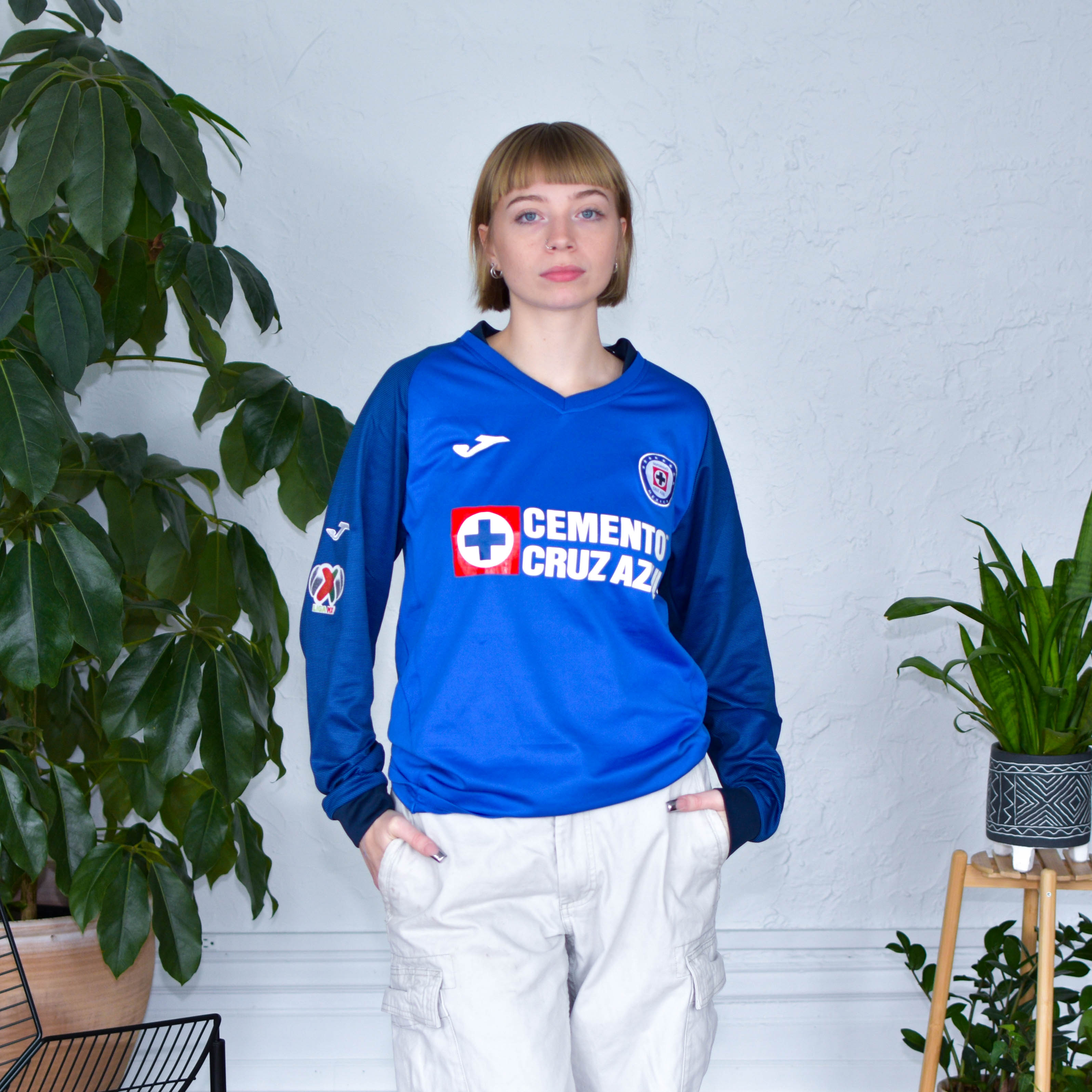 2019-20 Cruz Azul Joma Long Sleeve Jersey
