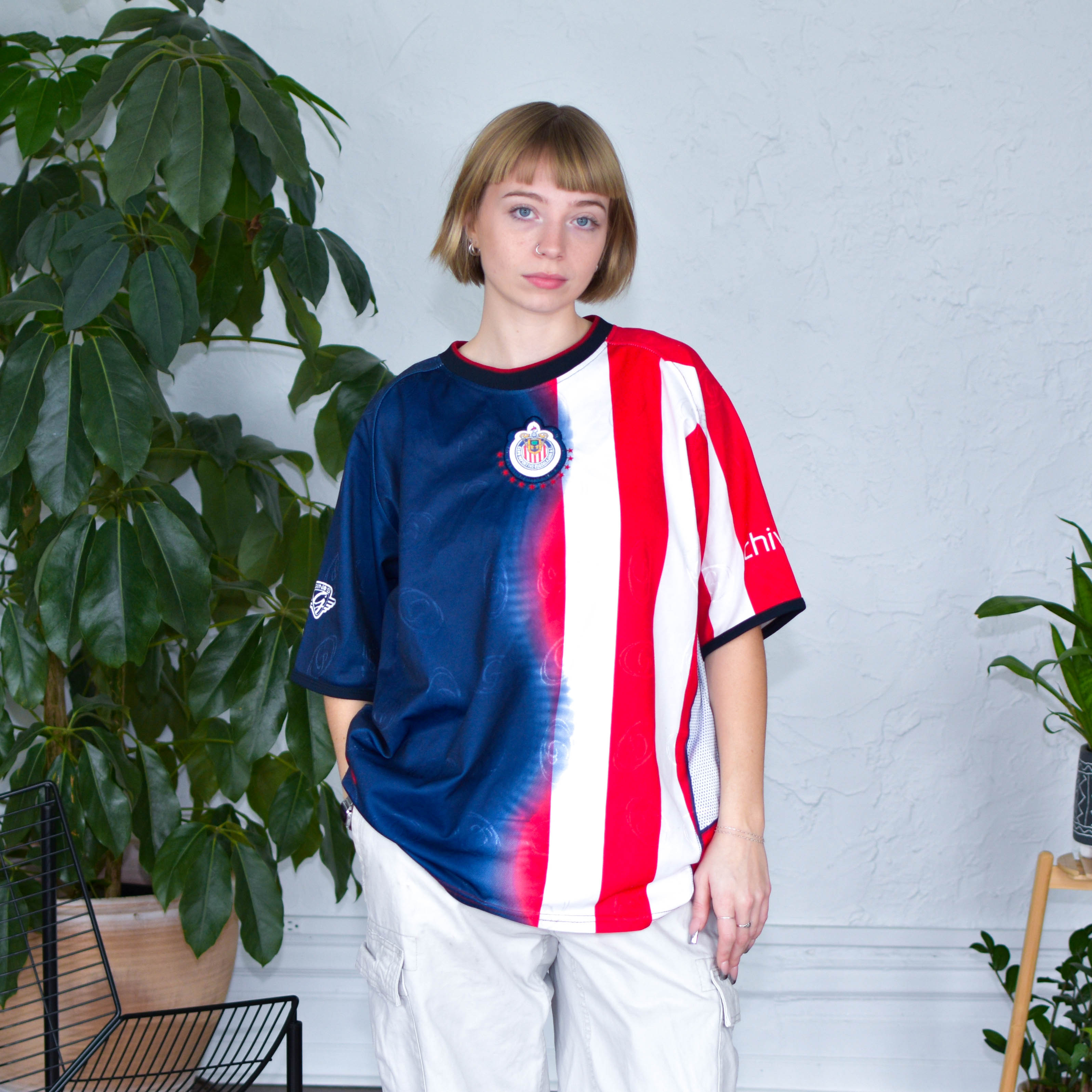 Vintage 2000s Chivas de Guadalajara Replica Split Jersey