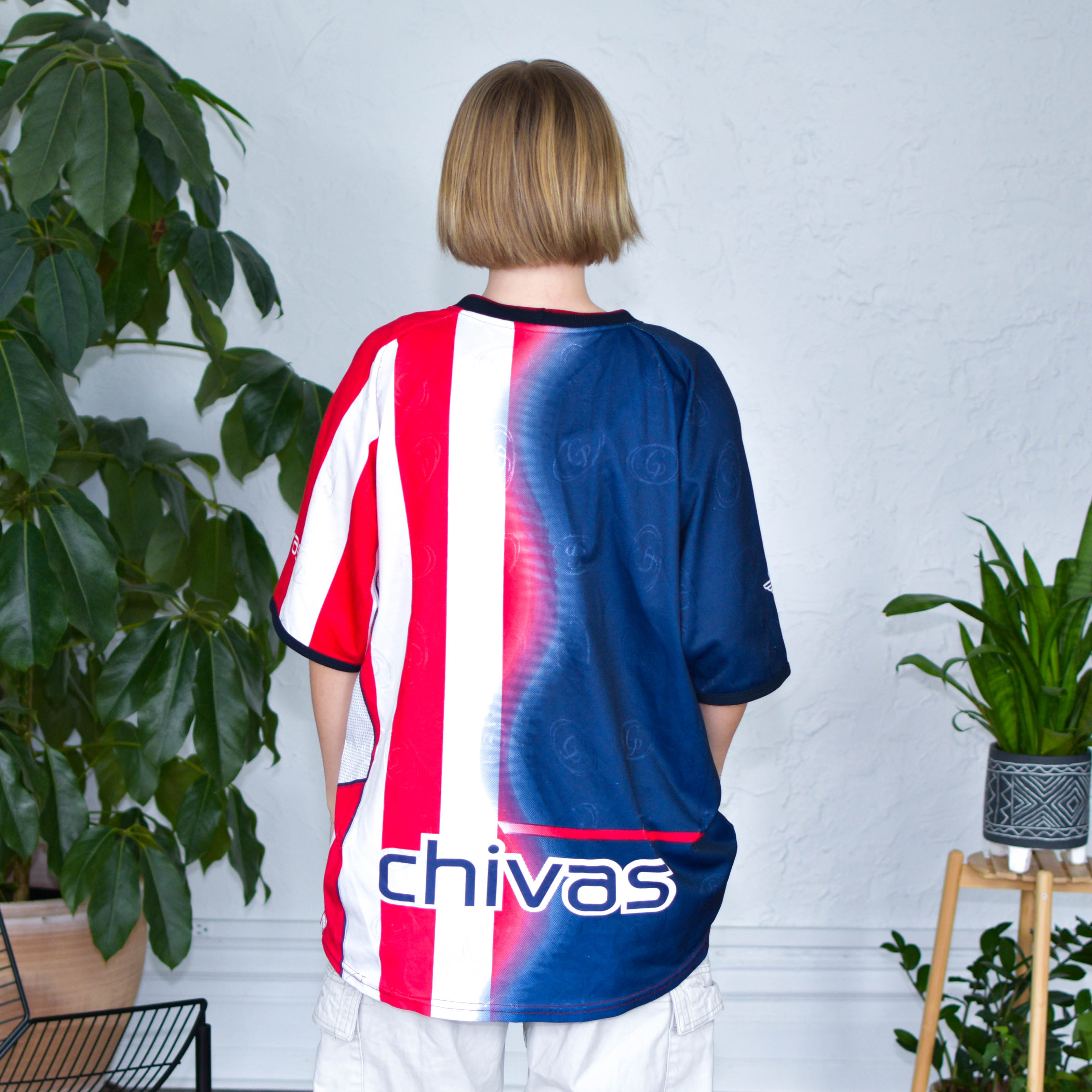 Vintage 2000s Chivas de Guadalajara Replica Split Jersey