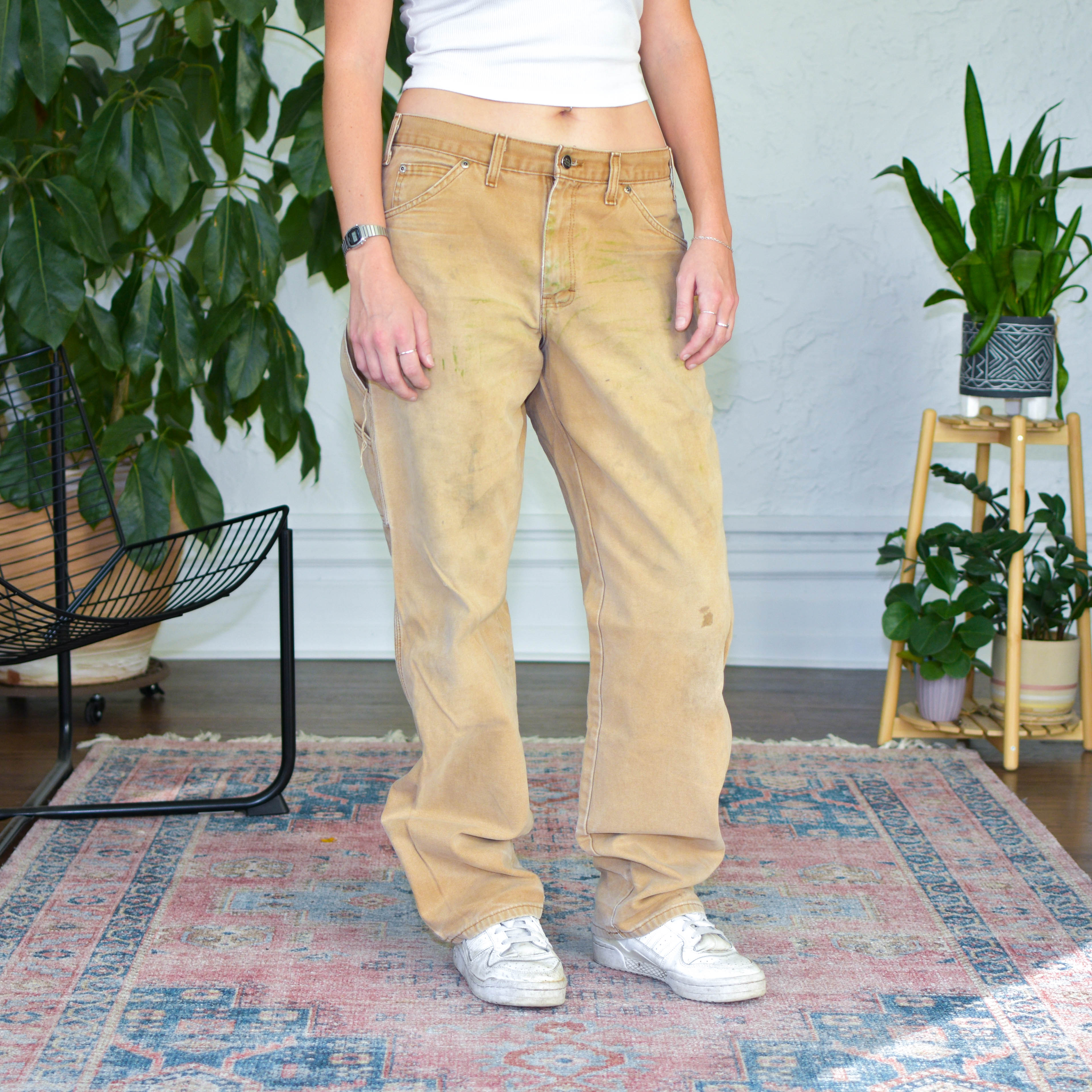 Vintage Dickies Distressed Khaki Pants