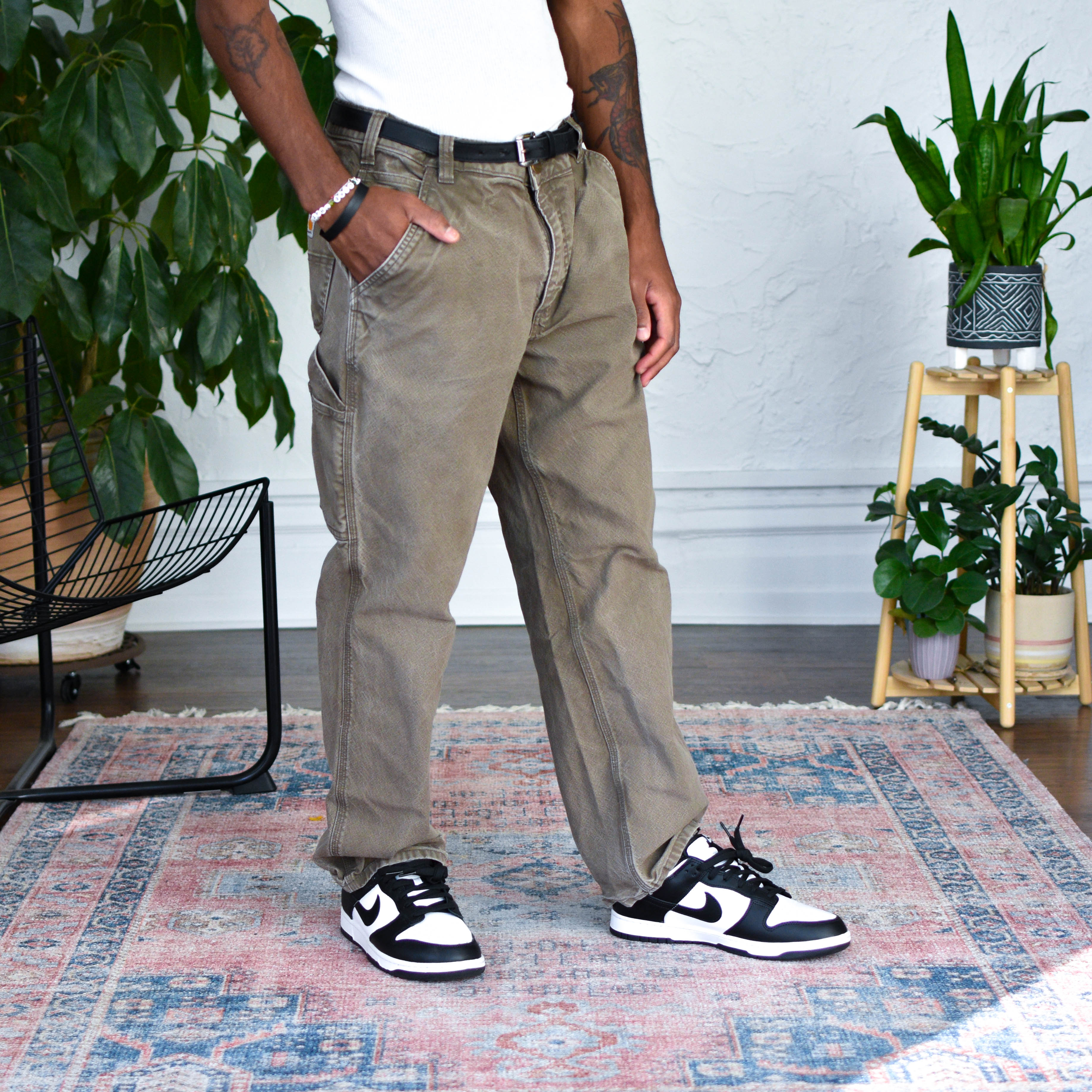 Vintage Carhartt Taupe Carpenter Pants