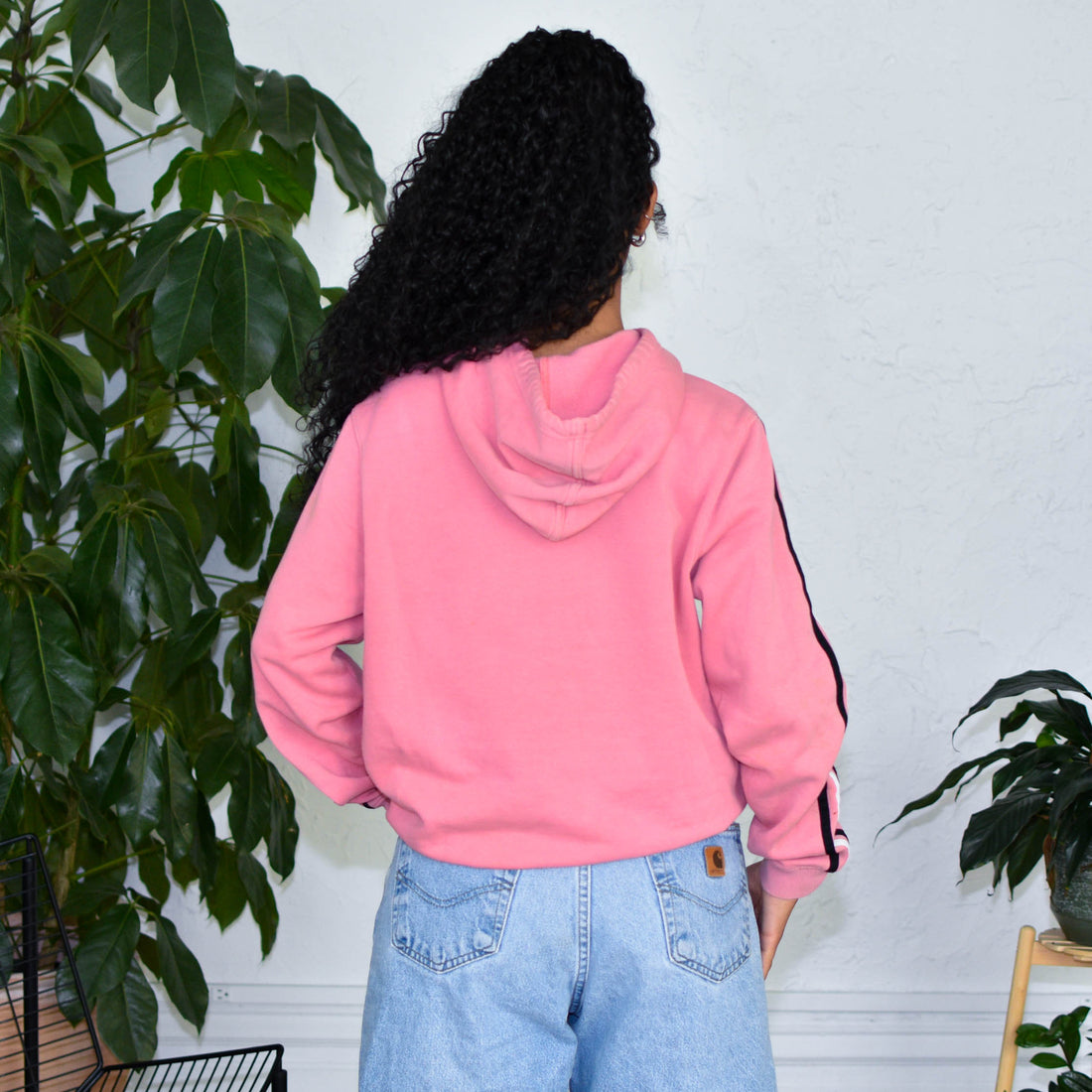 Y2k Adidas Pink Hoodie