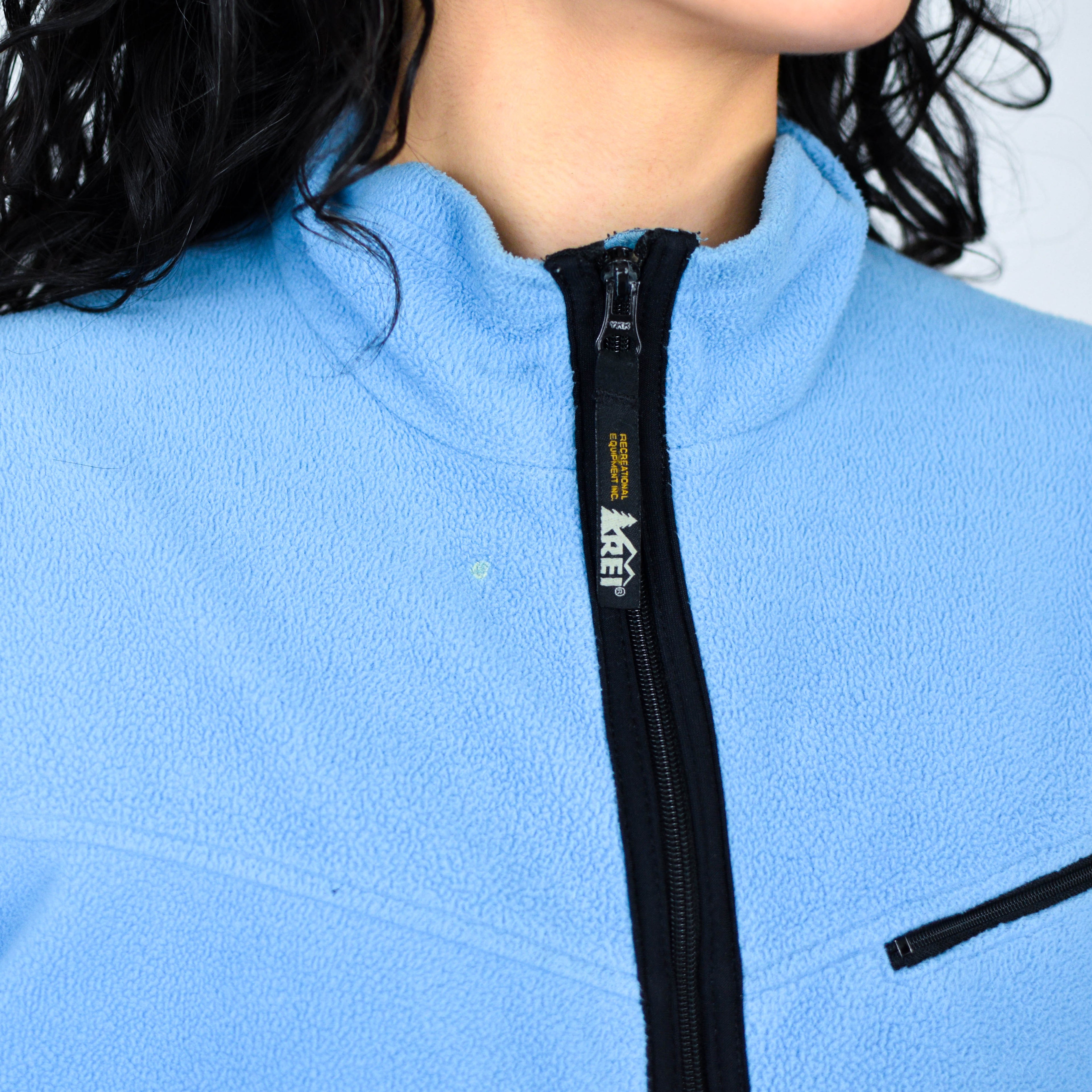 Vintage REI Baby Blue Performance Fleece